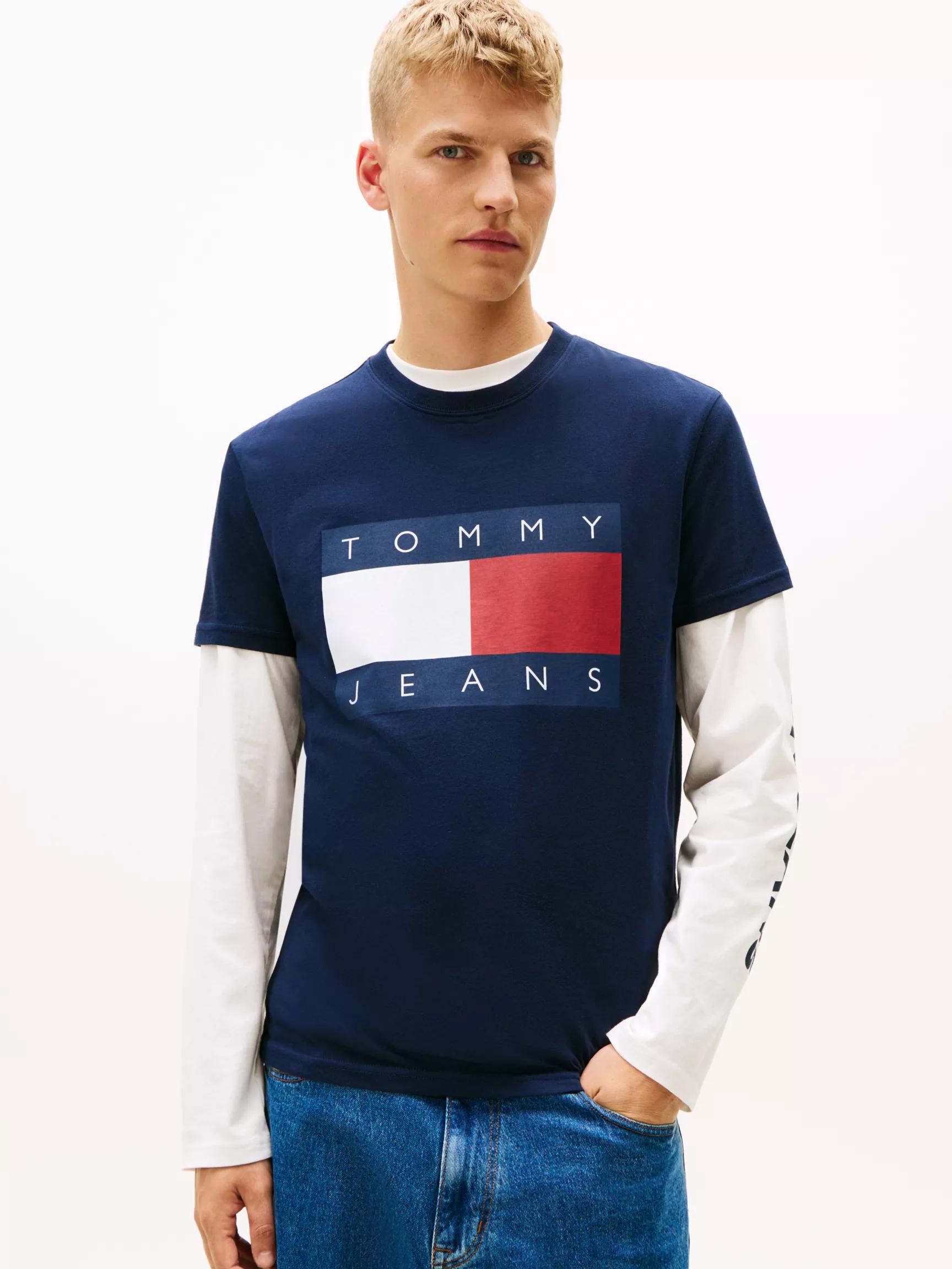 Tommy Jeans Big Flag Logo T-Shirt by TOMMY HILFIGER Tommy Jeans Big Flag Logo T-Shirt by TOMMY HILFIGER