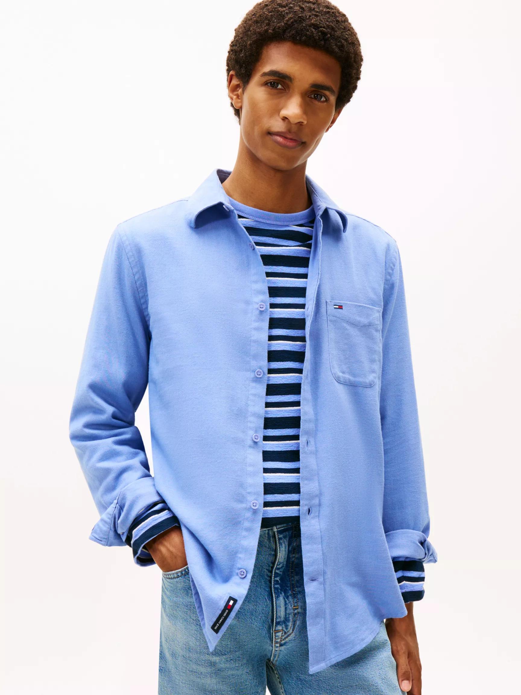 Tommy Jeans Brushed Flannel Shirt by TOMMY HILFIGER