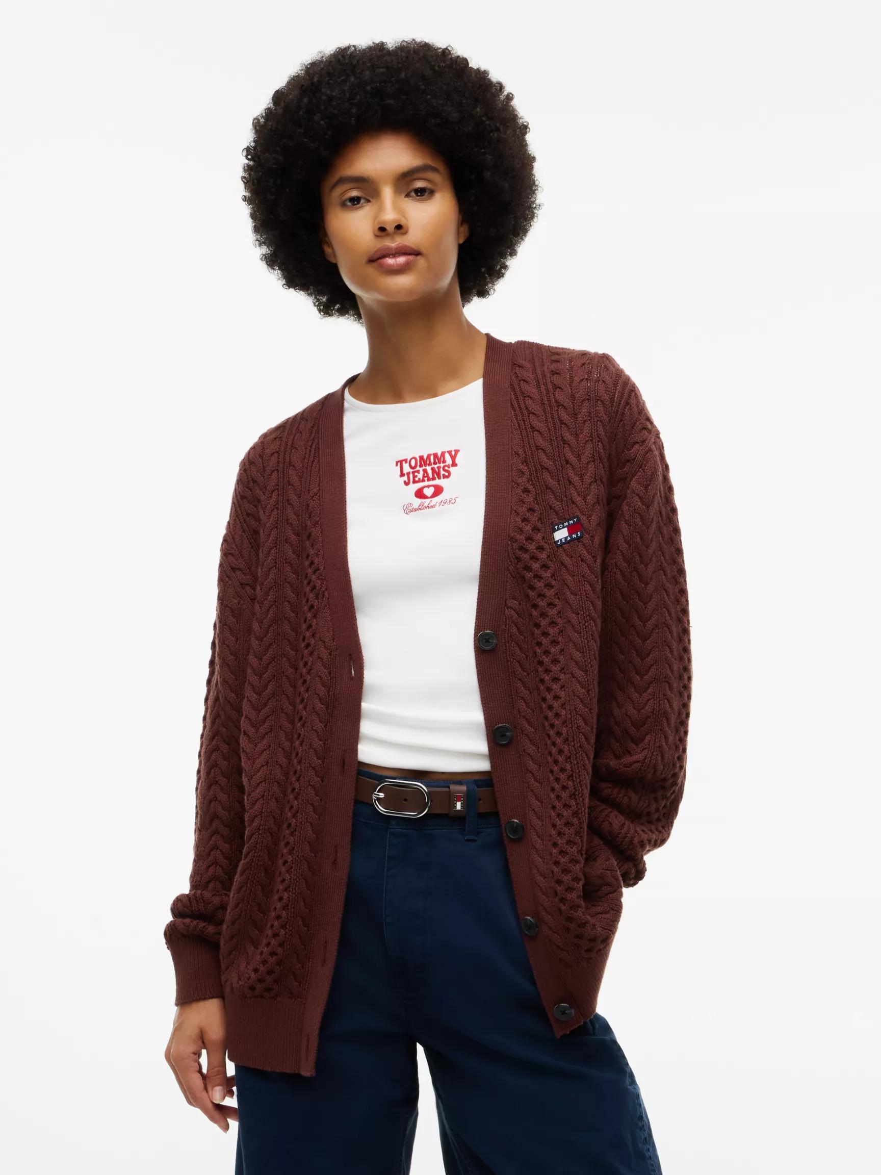 Tommy Jeans Cable Knit Cardigan by TOMMY HILFIGER