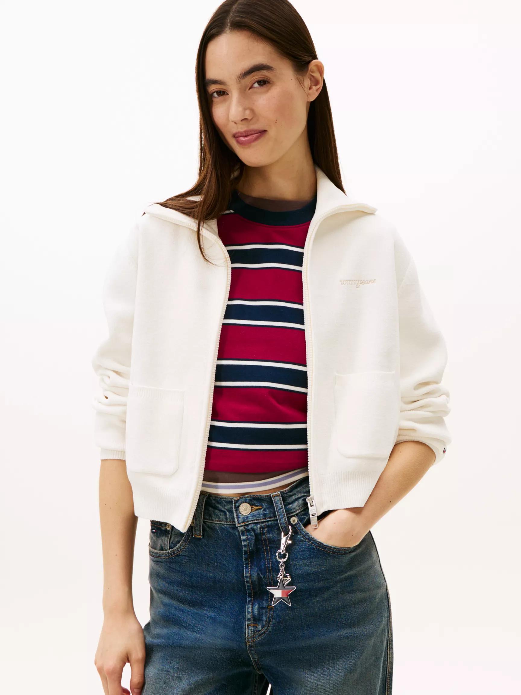 Tommy Jeans Chenille Zip Cardigan by TOMMY HILFIGER