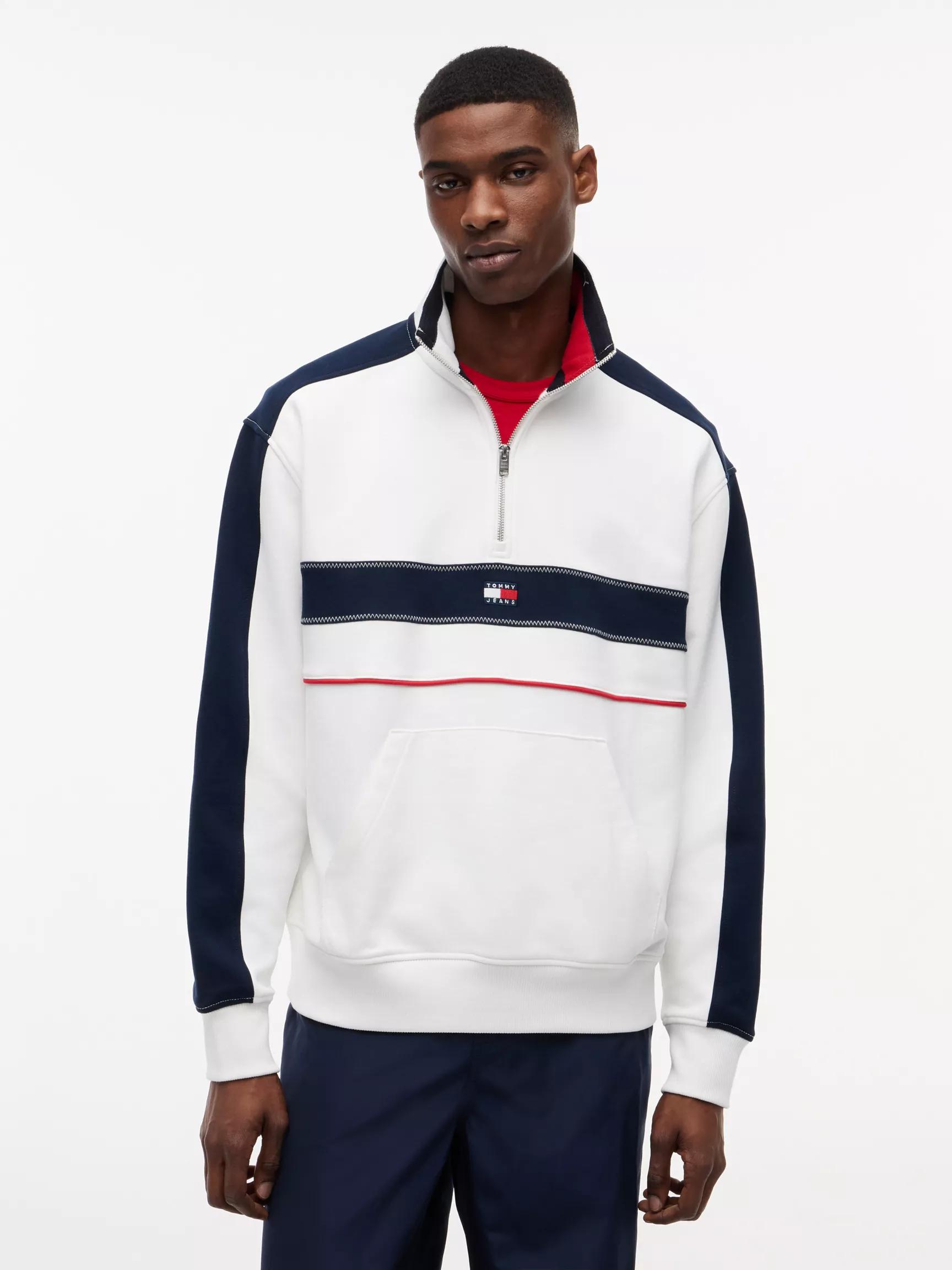 Tommy Jeans Colorblock Quarter-Zip by TOMMY HILFIGER