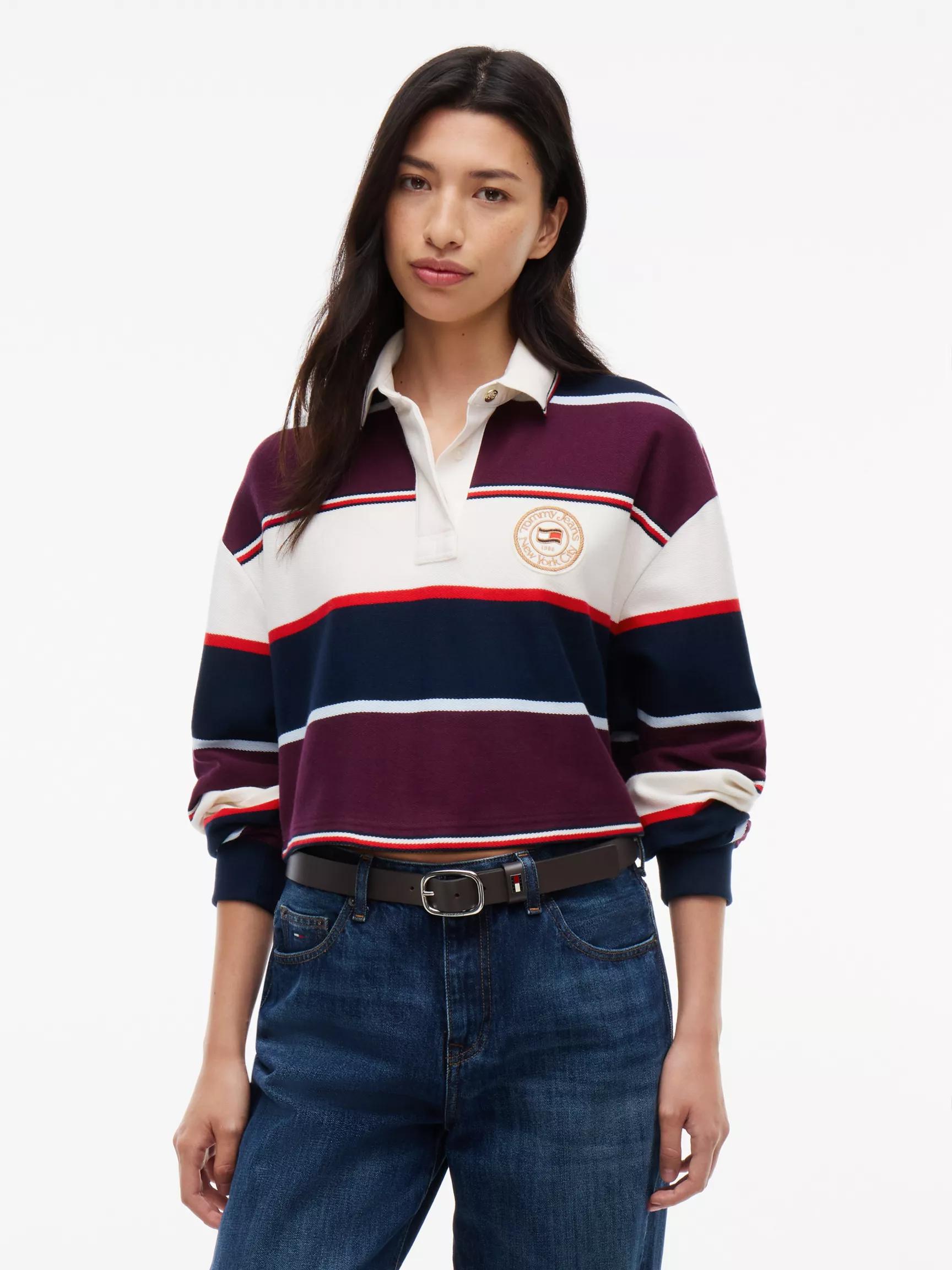 Tommy Jeans Cropped Rugby Sweatshirt by TOMMY HILFIGER