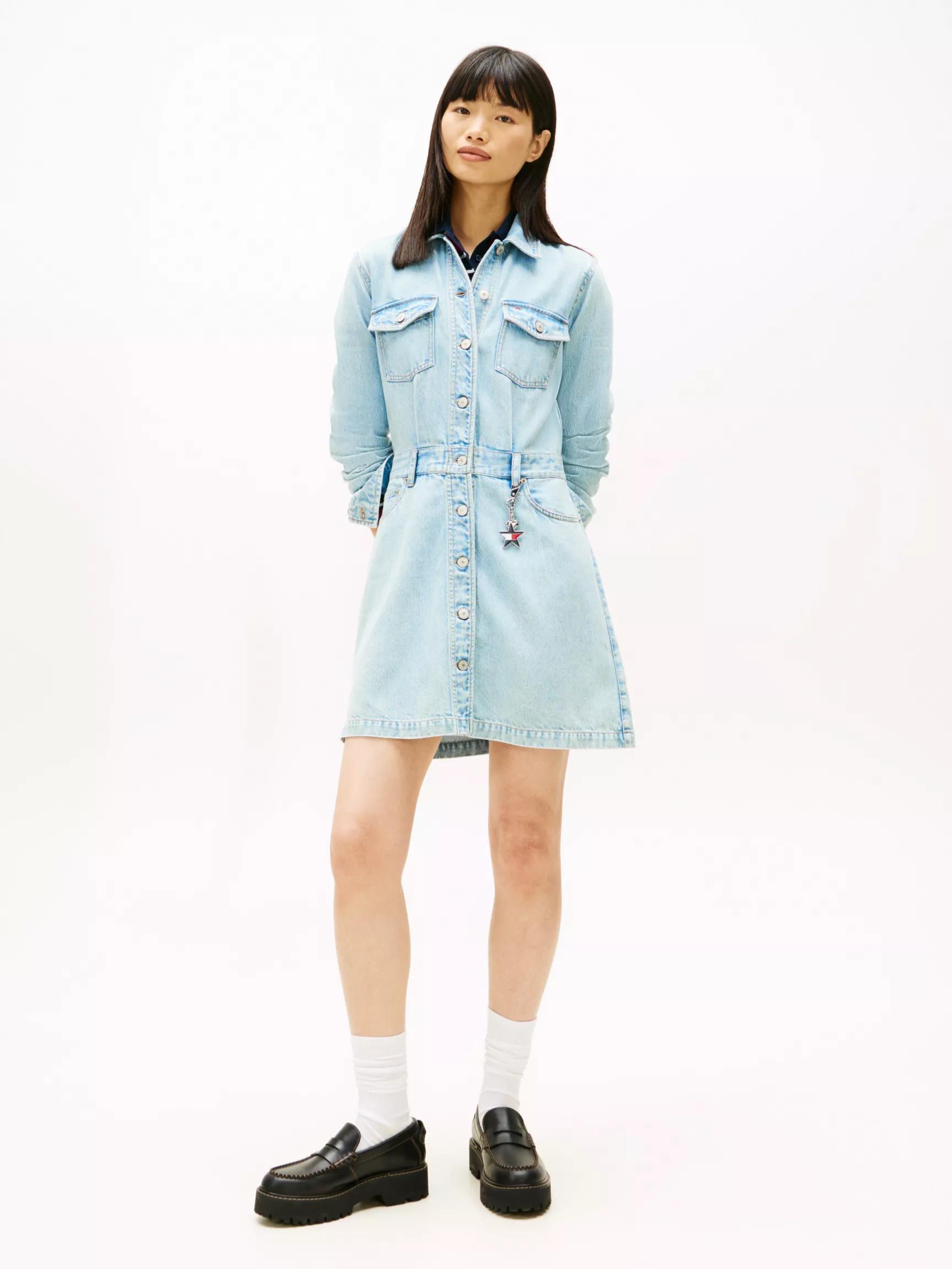 Tommy Jeans Denim Mini Dress by TOMMY HILFIGER