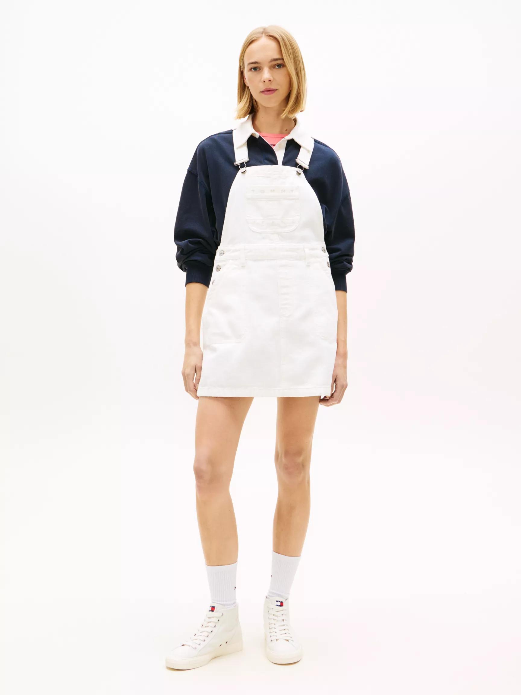 Tommy Jeans Denim Overall Mini Dress by TOMMY HILFIGER