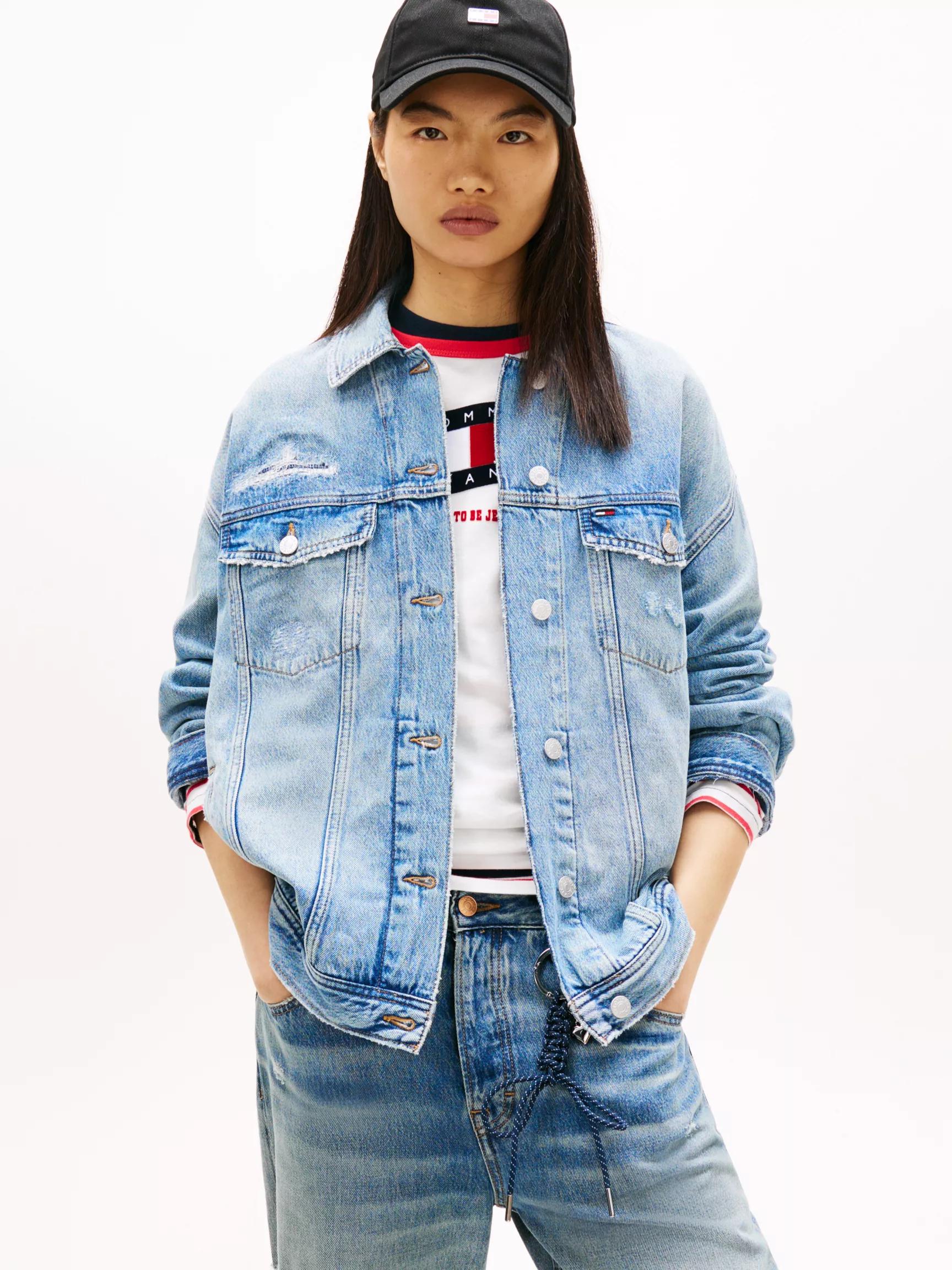 Tommy Jeans Distressed Denim Jacket by TOMMY HILFIGER