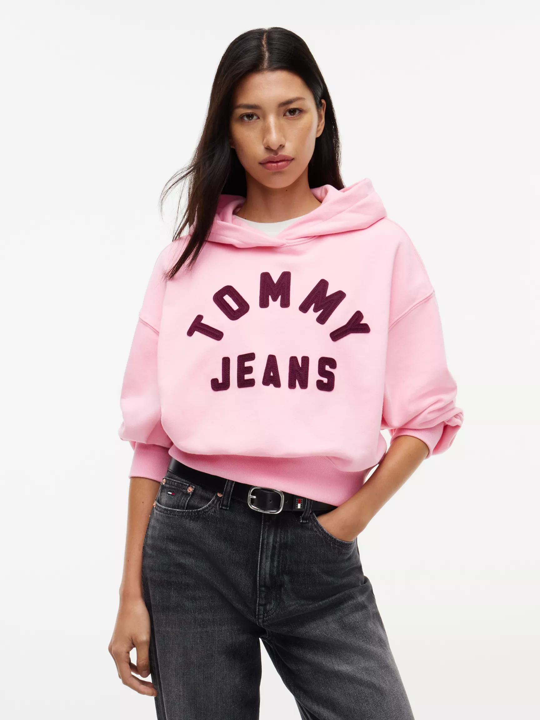 Tommy Jeans Distressed Logo Hoodie by TOMMY HILFIGER