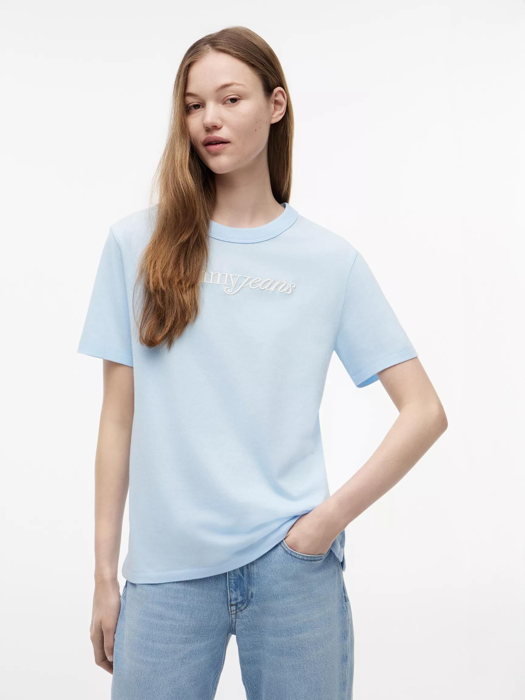 Tommy Jeans Embroidered Script T-Shirt by TOMMY HILFIGER
