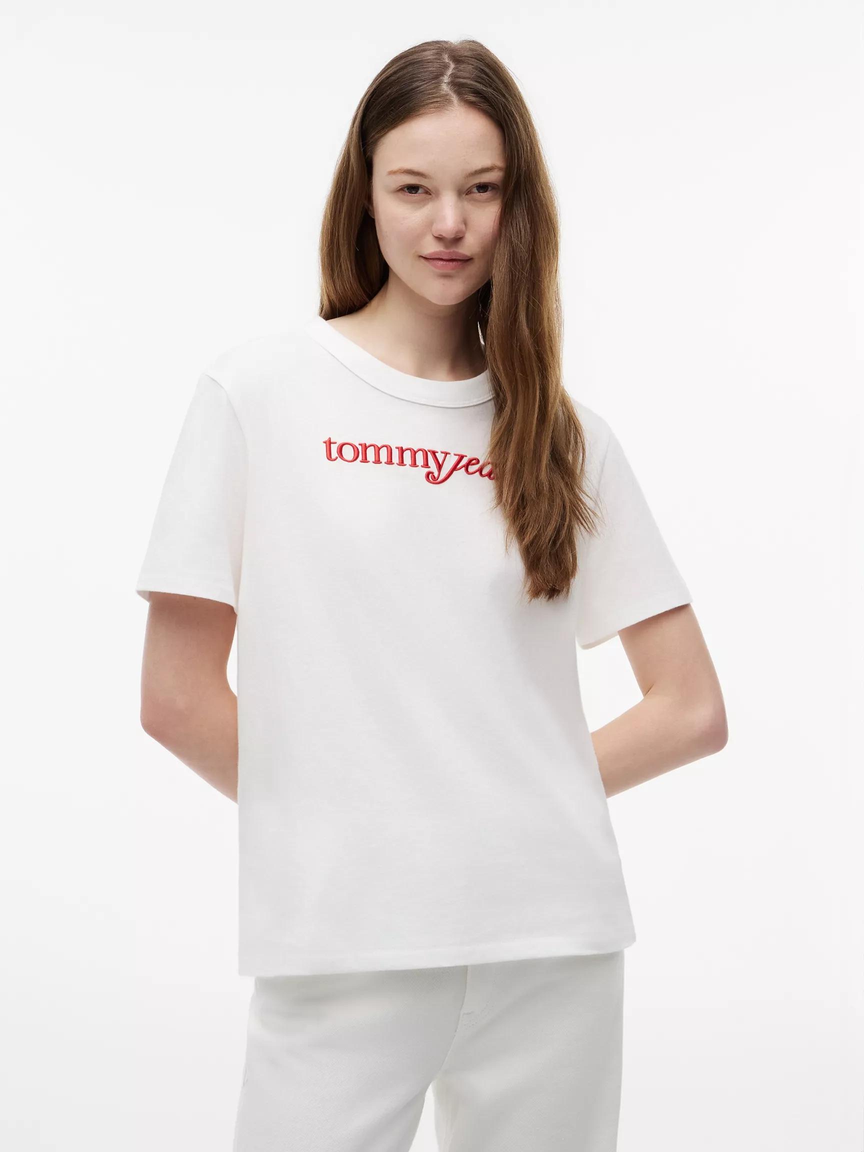 Tommy Jeans Embroidered Script T-Shirt by TOMMY HILFIGER