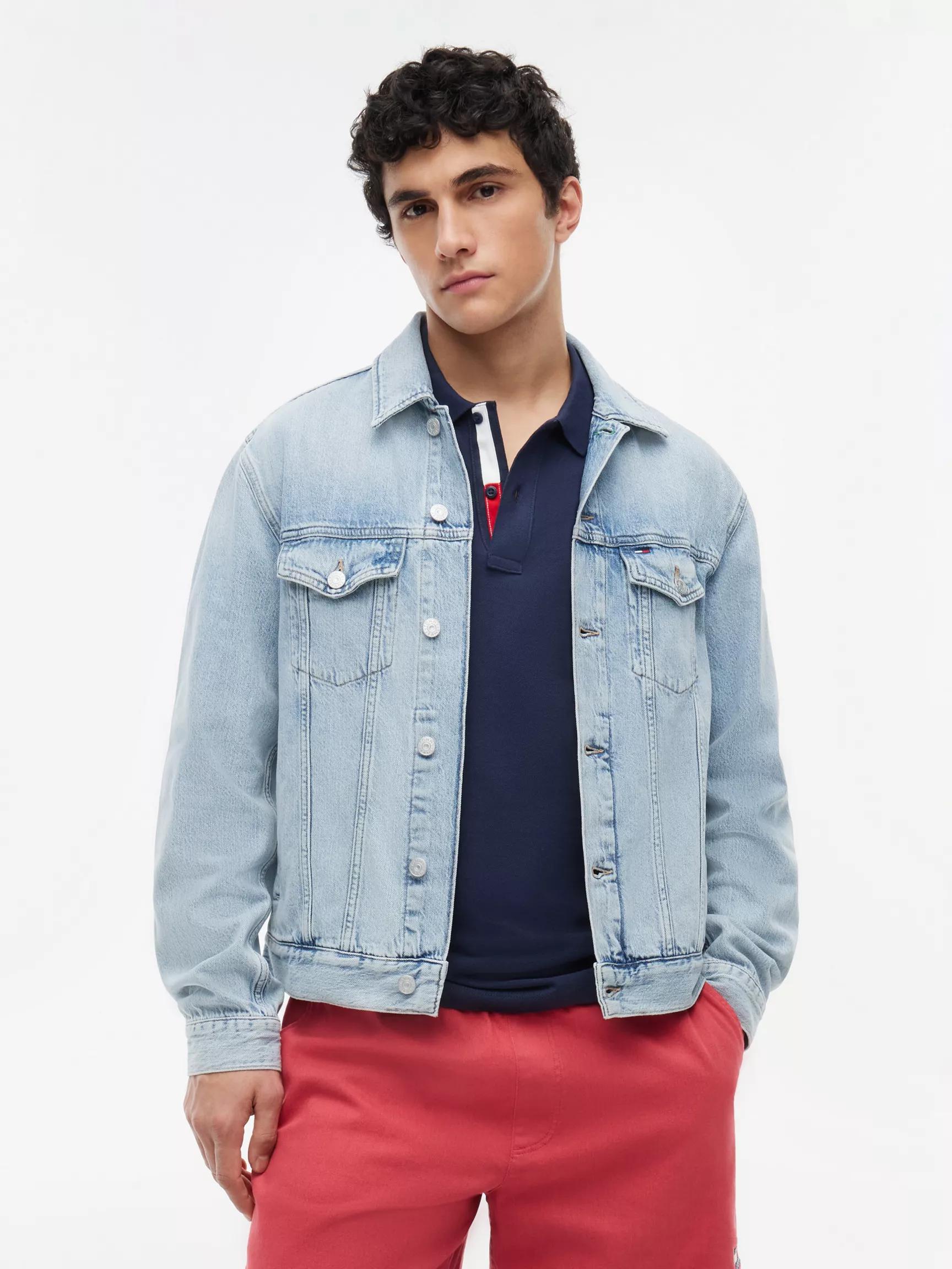 Tommy Jeans Flag Logo Denim Jacket by TOMMY HILFIGER