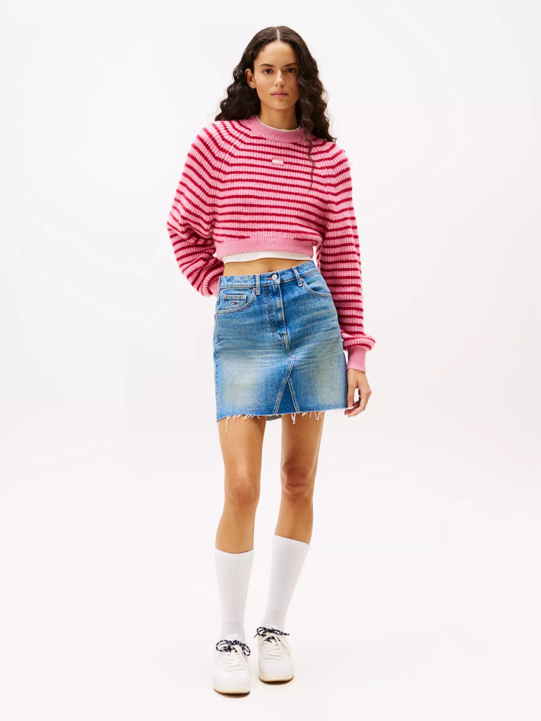 Tommy Jeans High-Rise Denim Mini Skirt by TOMMY HILFIGER