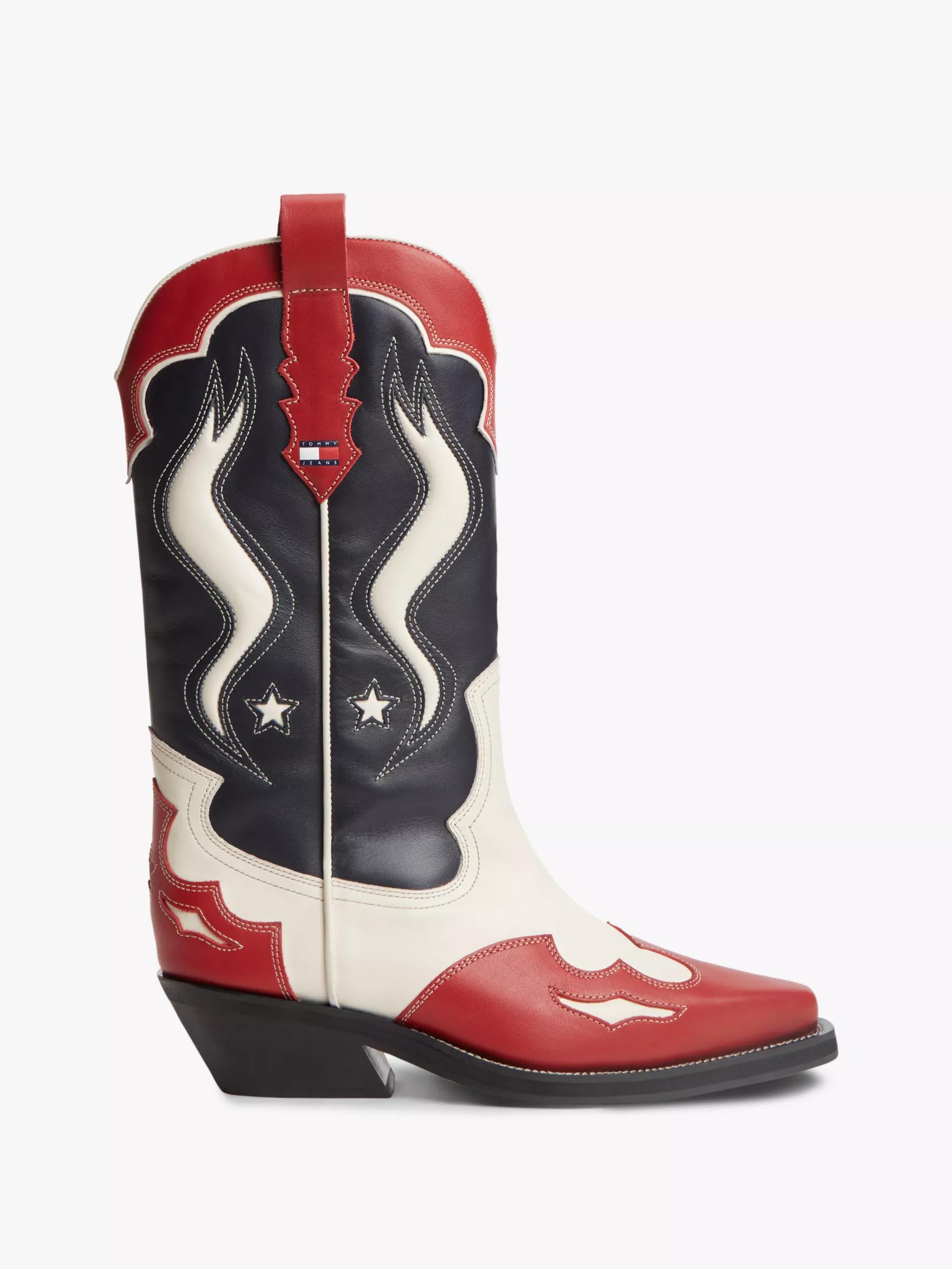 Tommy Jeans Leather Cowboy Boot by TOMMY HILFIGER
