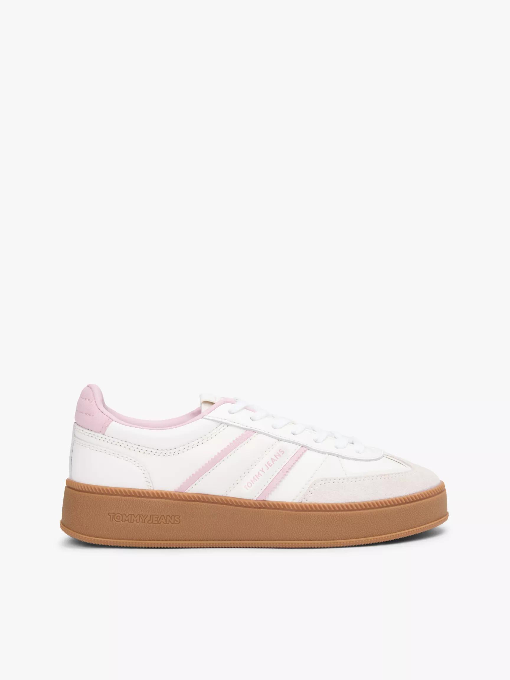 Tommy Jeans Leather Flatform Sneaker by TOMMY HILFIGER