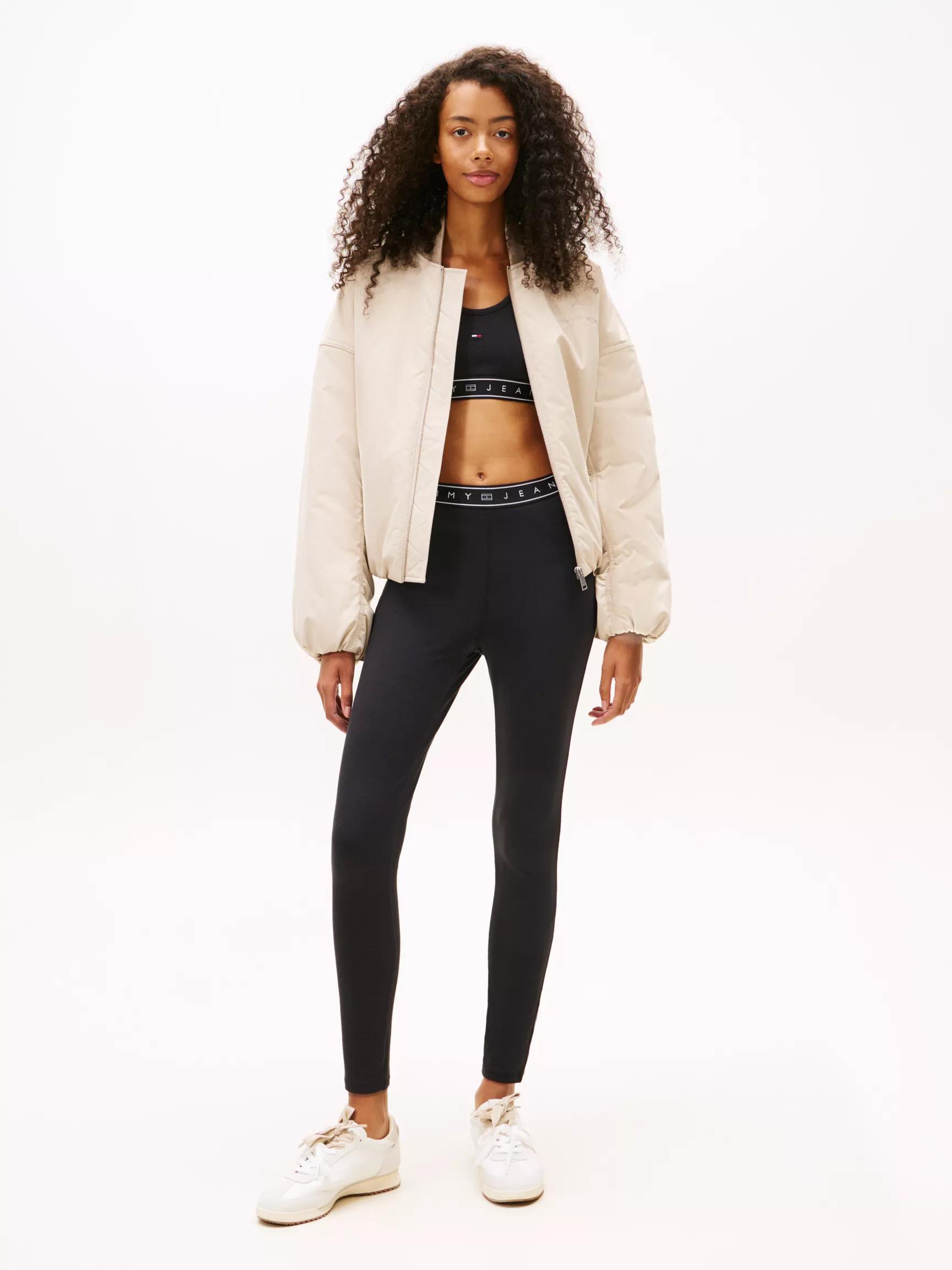 Tommy Jeans Logo Tape Rib-Knit Legging by TOMMY HILFIGER