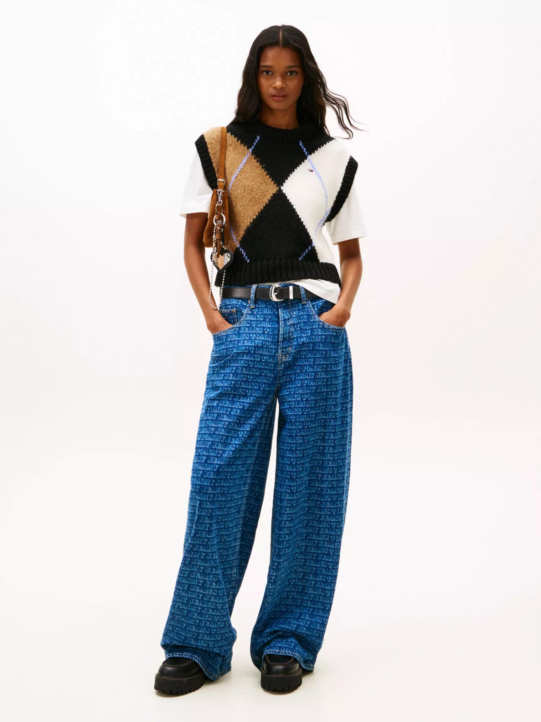 Tommy Jeans Mid-Rise Loose Wide Leg Jean by TOMMY HILFIGER