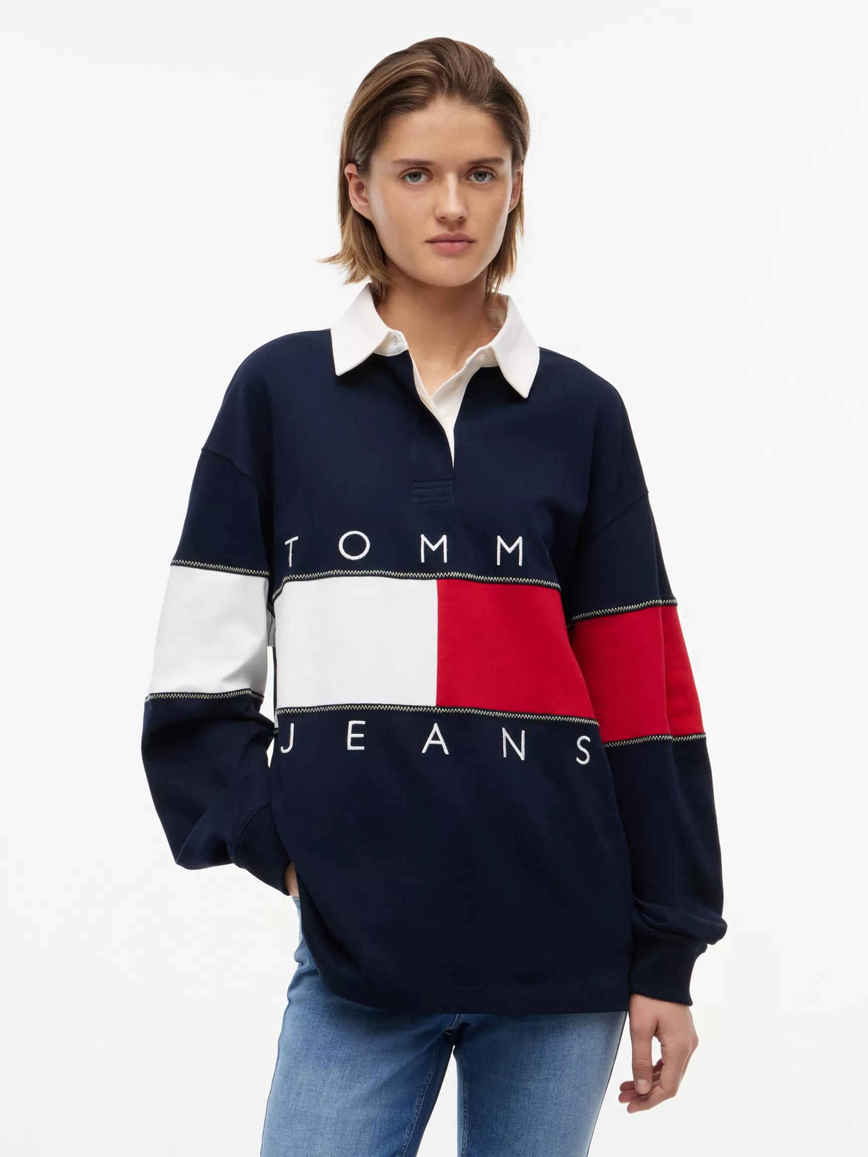 Tommy Jeans Oversized Rugby Sweatshirt by TOMMY HILFIGER