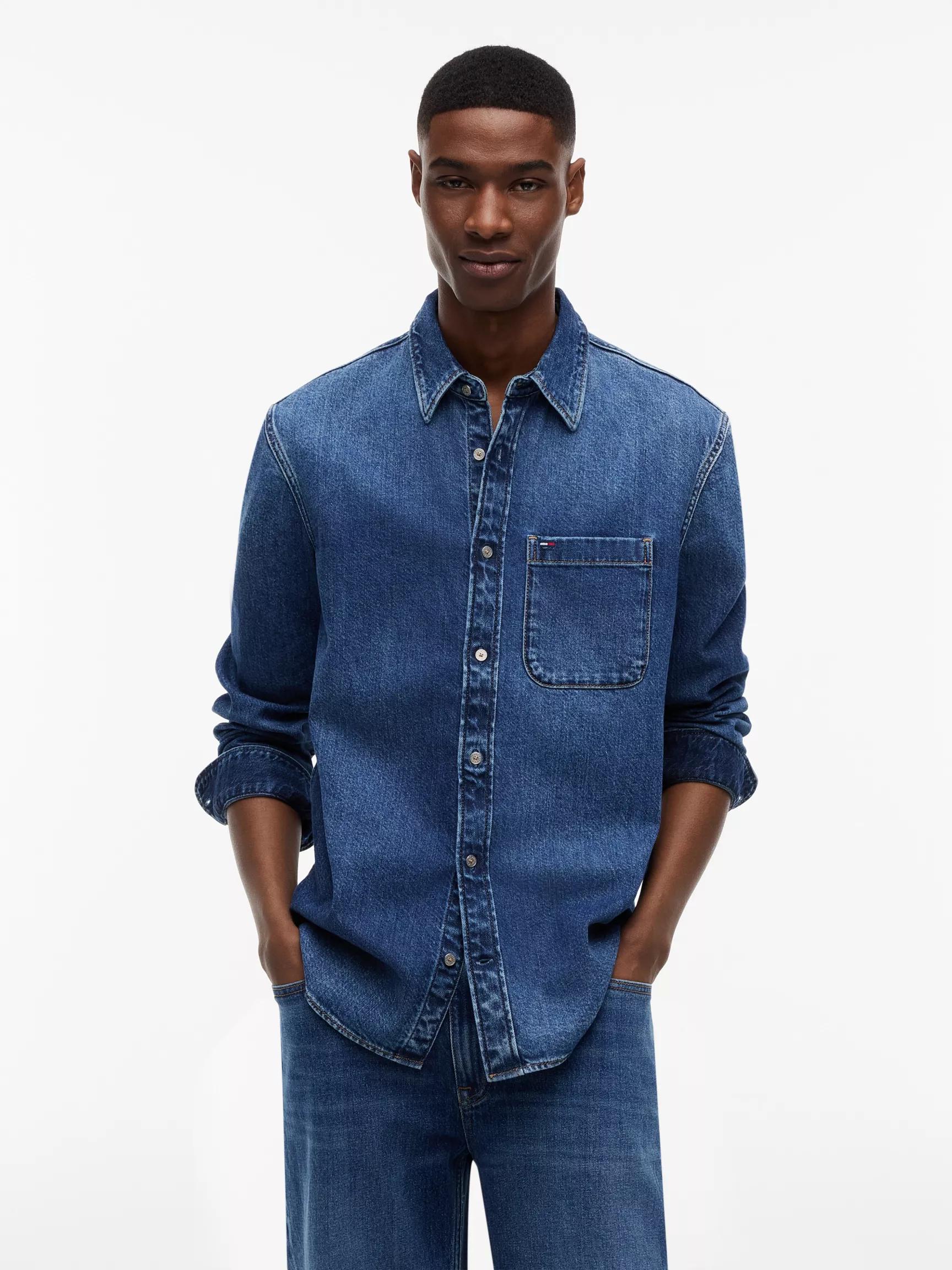 Tommy Jeans Regular Fit Denim Shirt by TOMMY HILFIGER