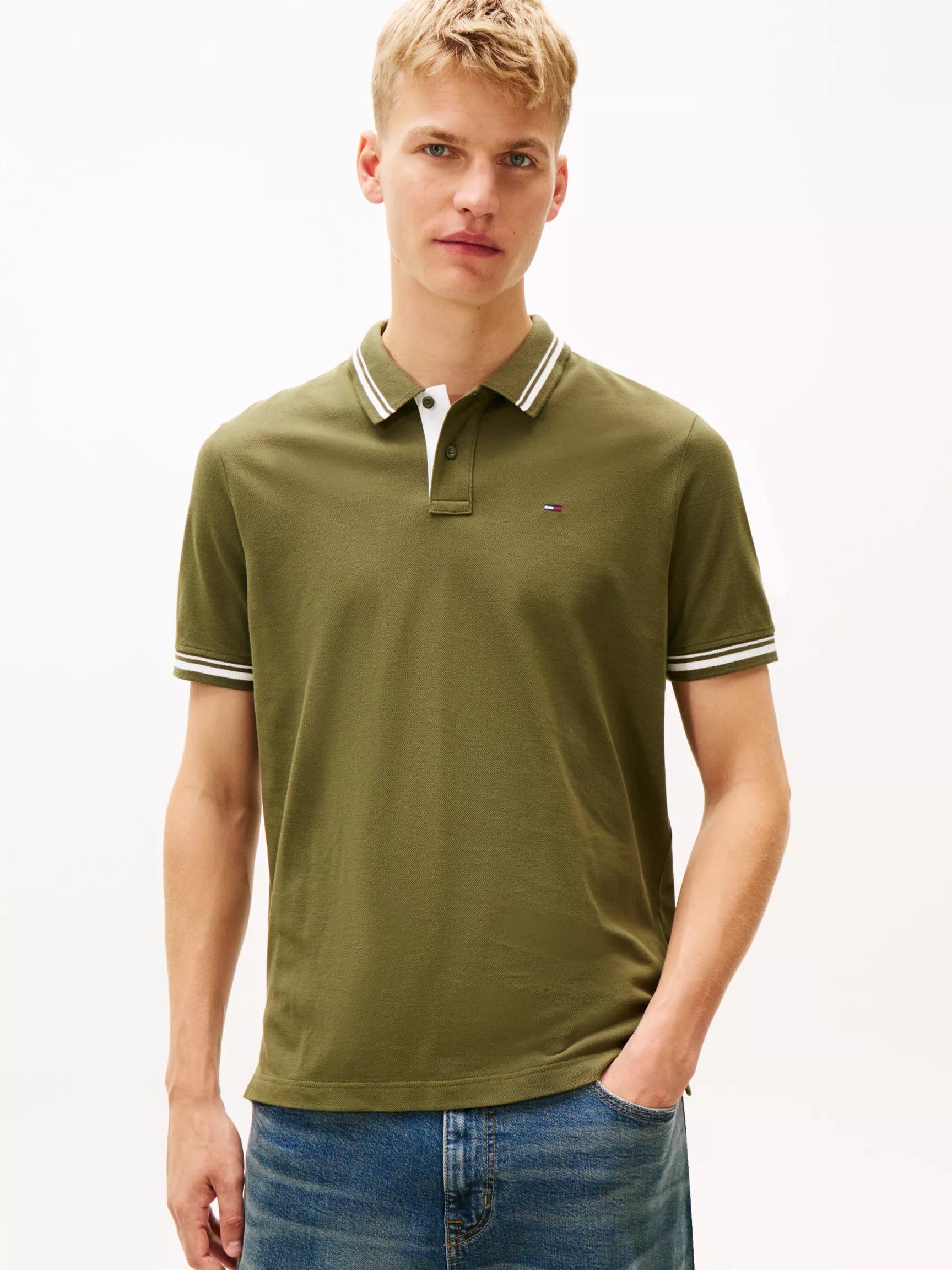 Tommy Jeans Regular Fit Tipped Polo by TOMMY HILFIGER Tommy Jeans Regular Fit Tipped Polo by TOMMY HILFIGER