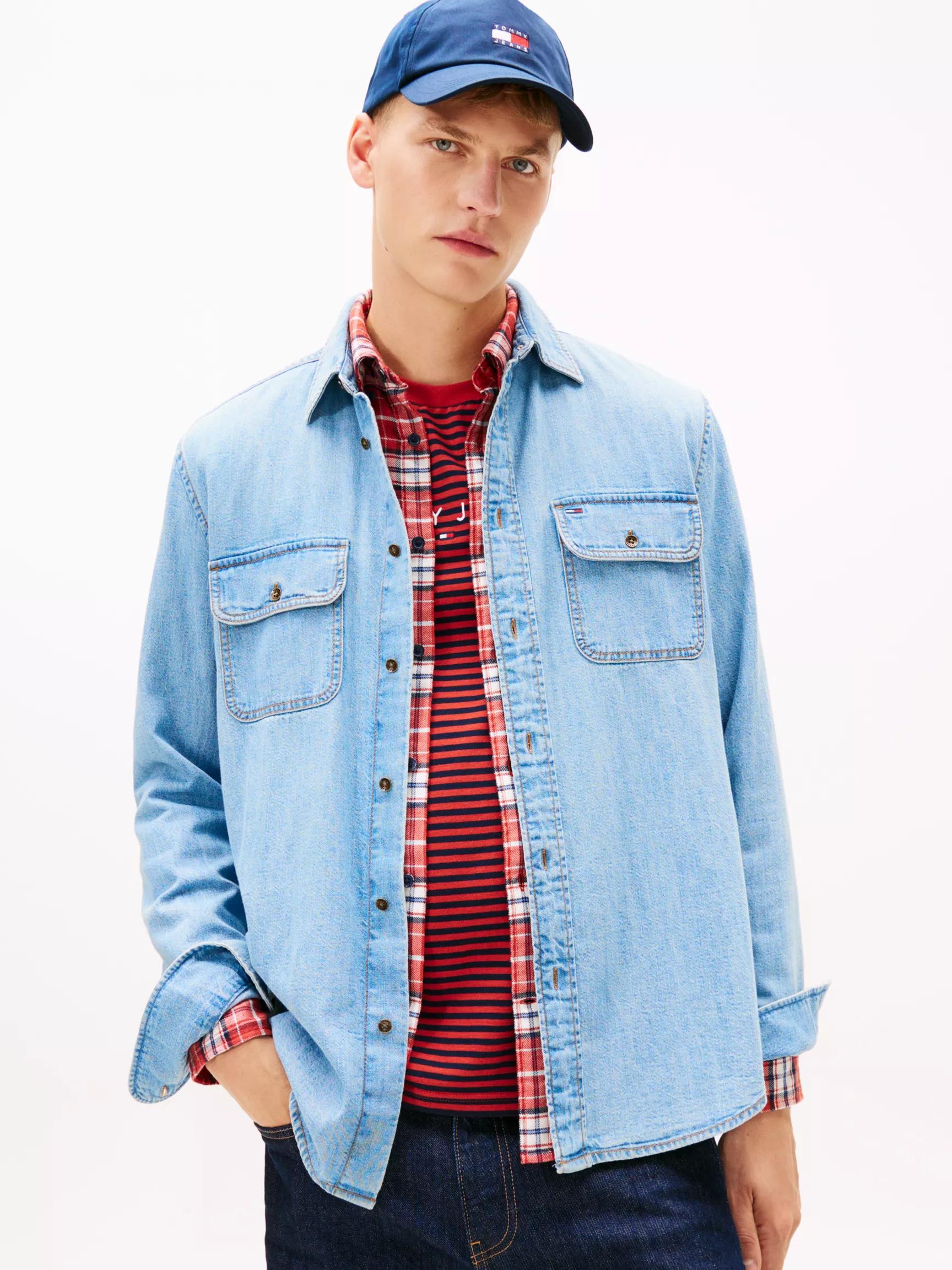 Tommy Jeans Relaxed Fit Denim Shirt by TOMMY HILFIGER