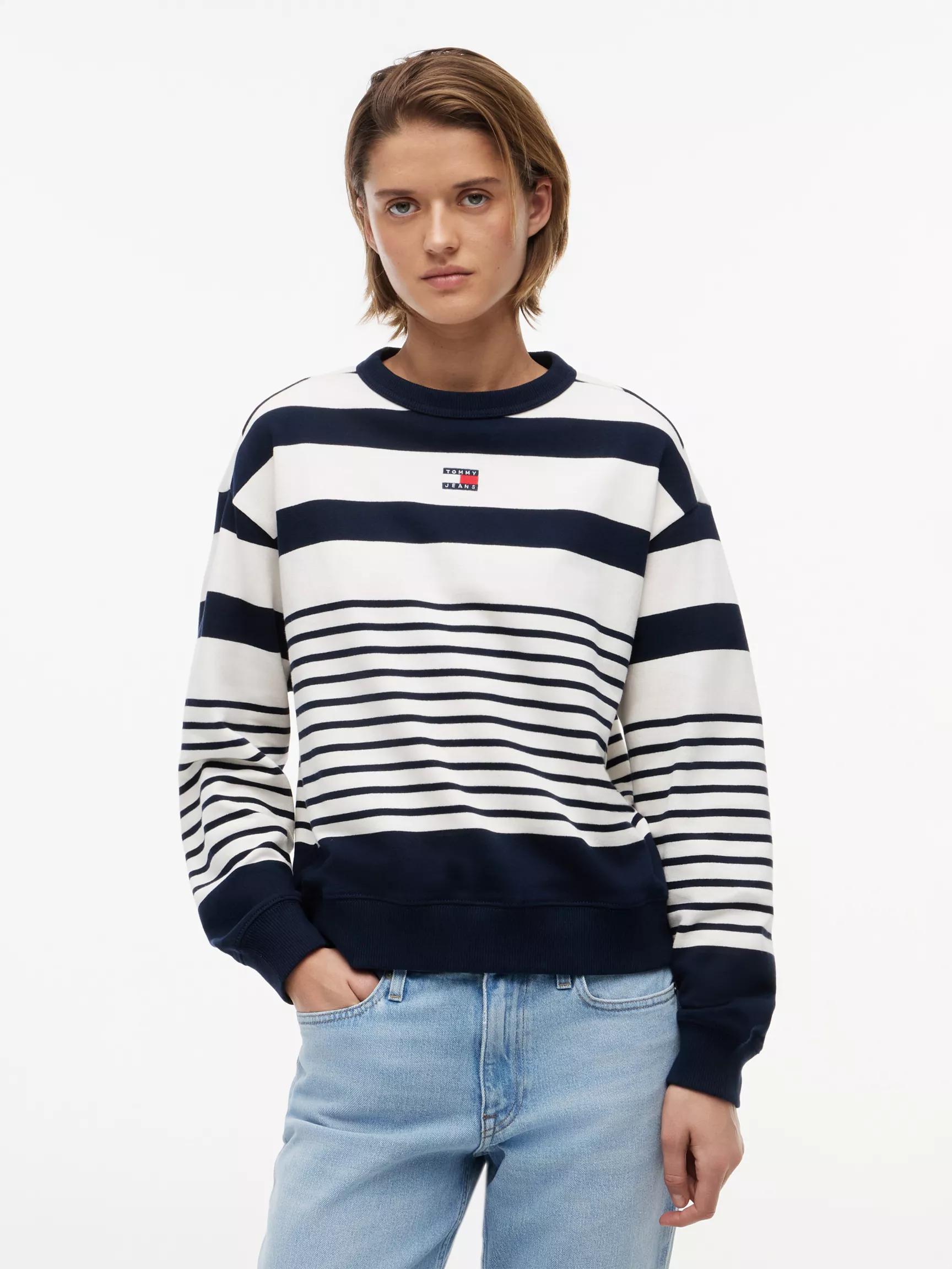 Tommy Jeans Relaxed Striped Sweatshirt by TOMMY HILFIGER
