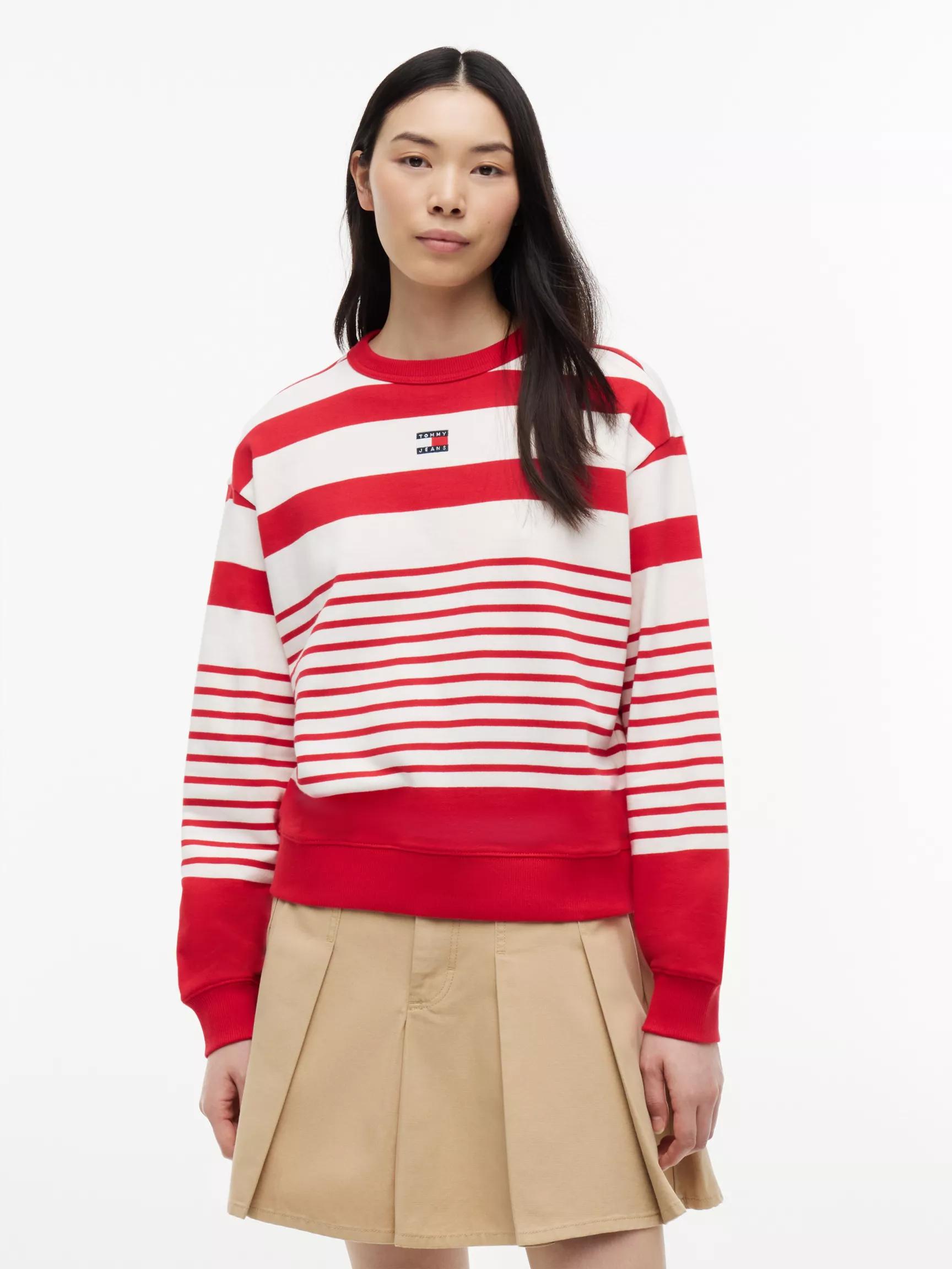 Tommy Jeans Relaxed Striped Sweatshirt by TOMMY HILFIGER