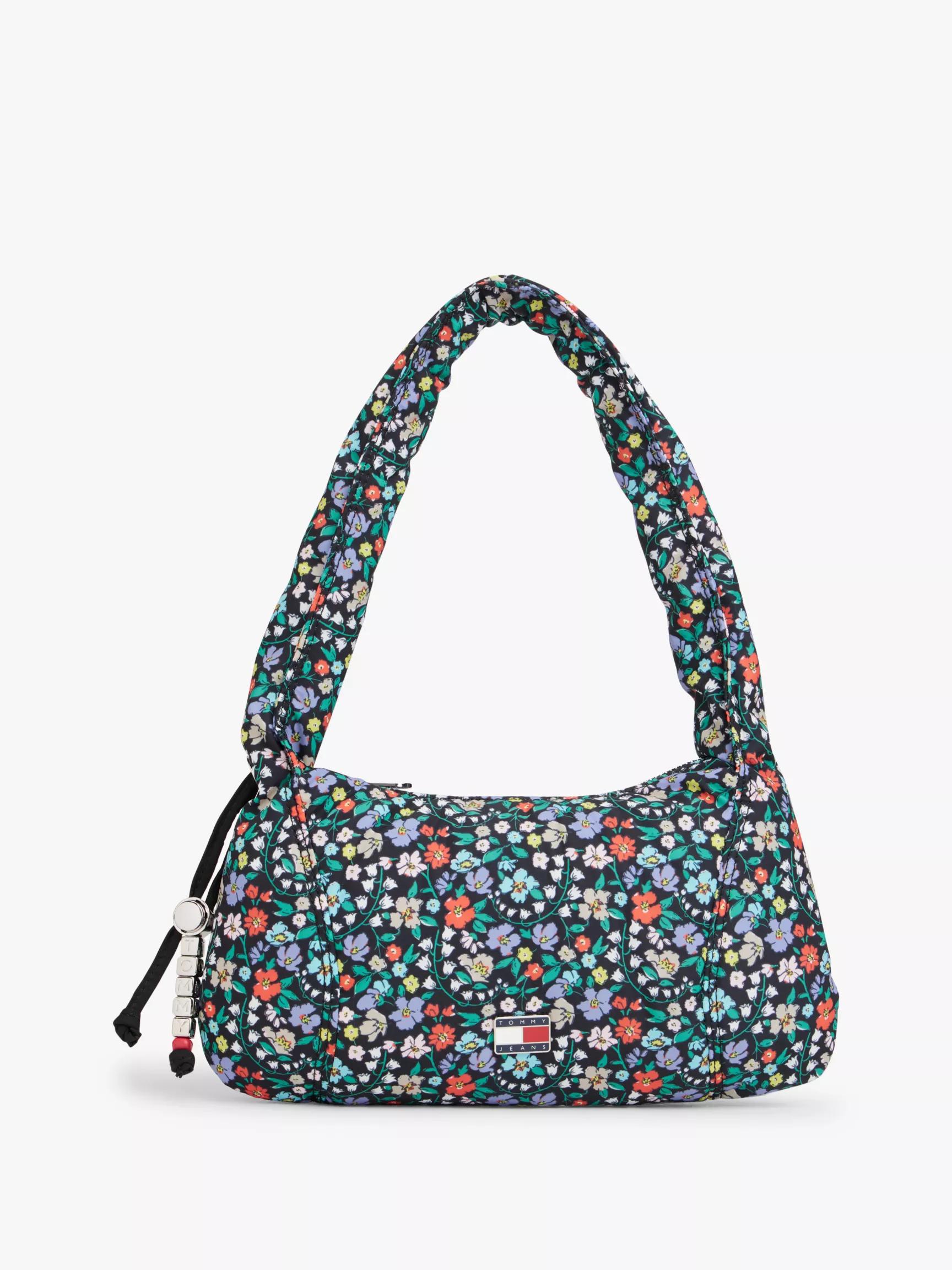 Tommy Jeans Ruched Floral Shoulder Bag by TOMMY HILFIGER