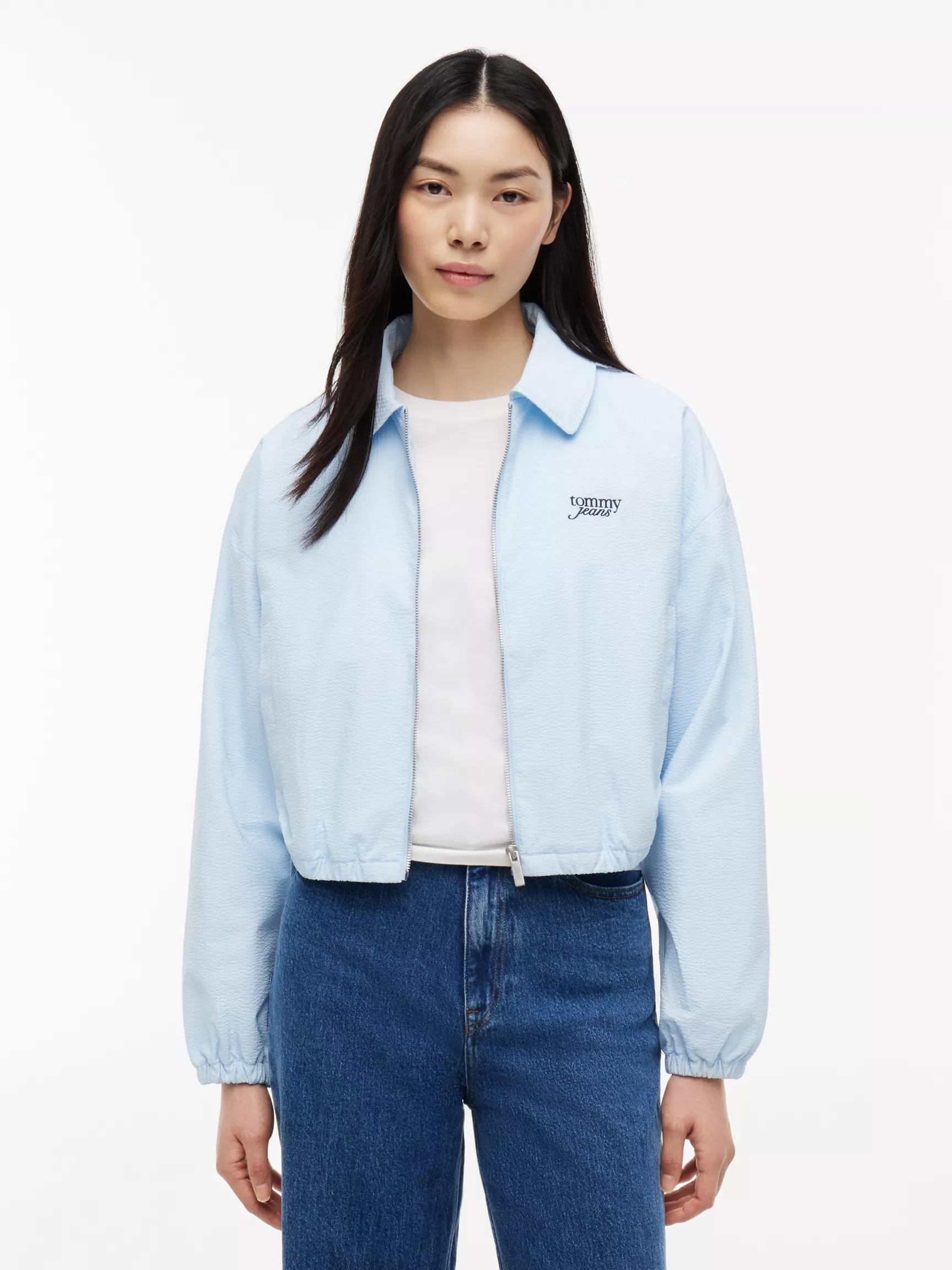 Tommy Jeans Seersucker Zip Jacket by TOMMY HILFIGER