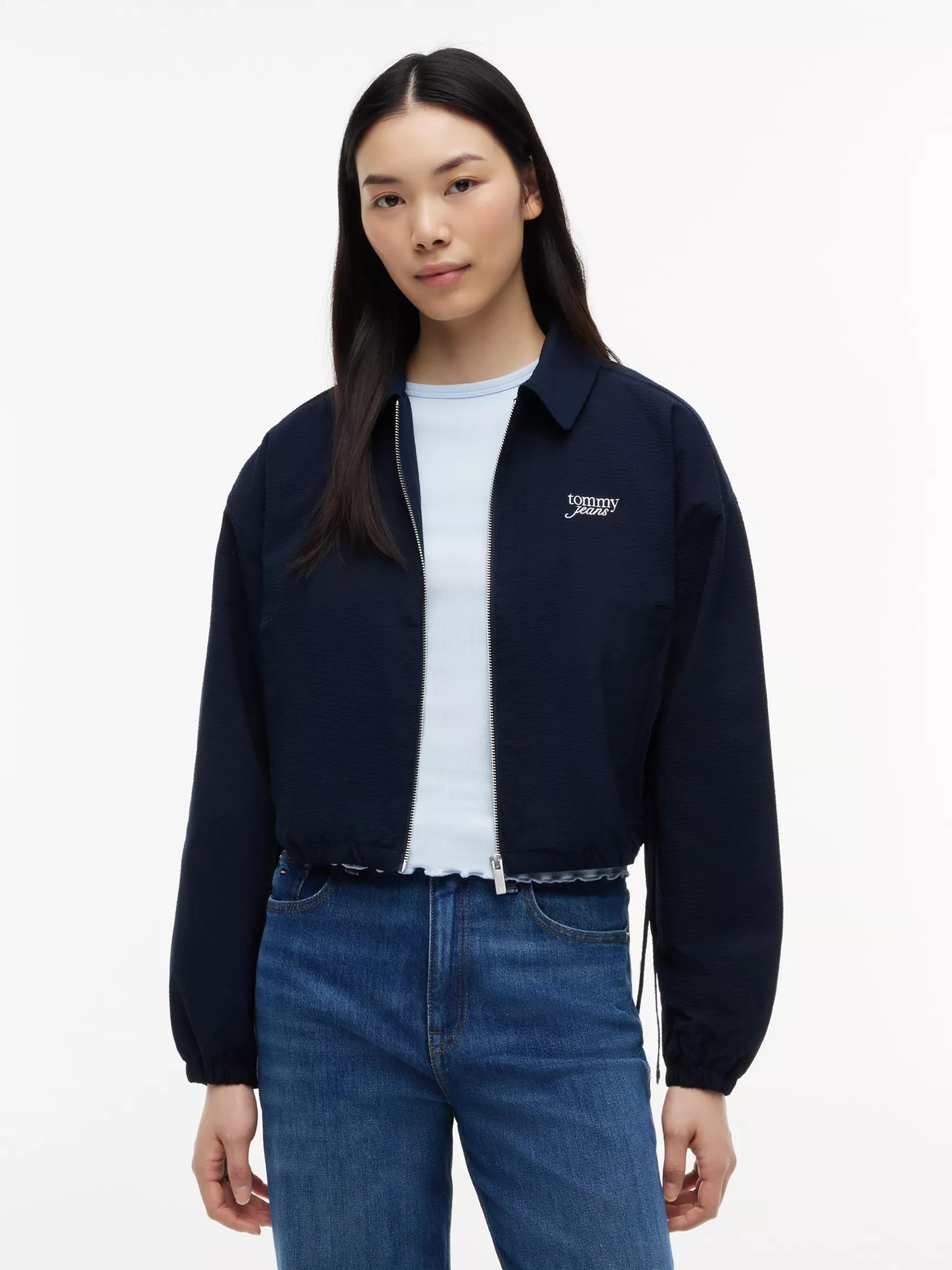 Tommy Jeans Seersucker Zip Jacket by TOMMY HILFIGER