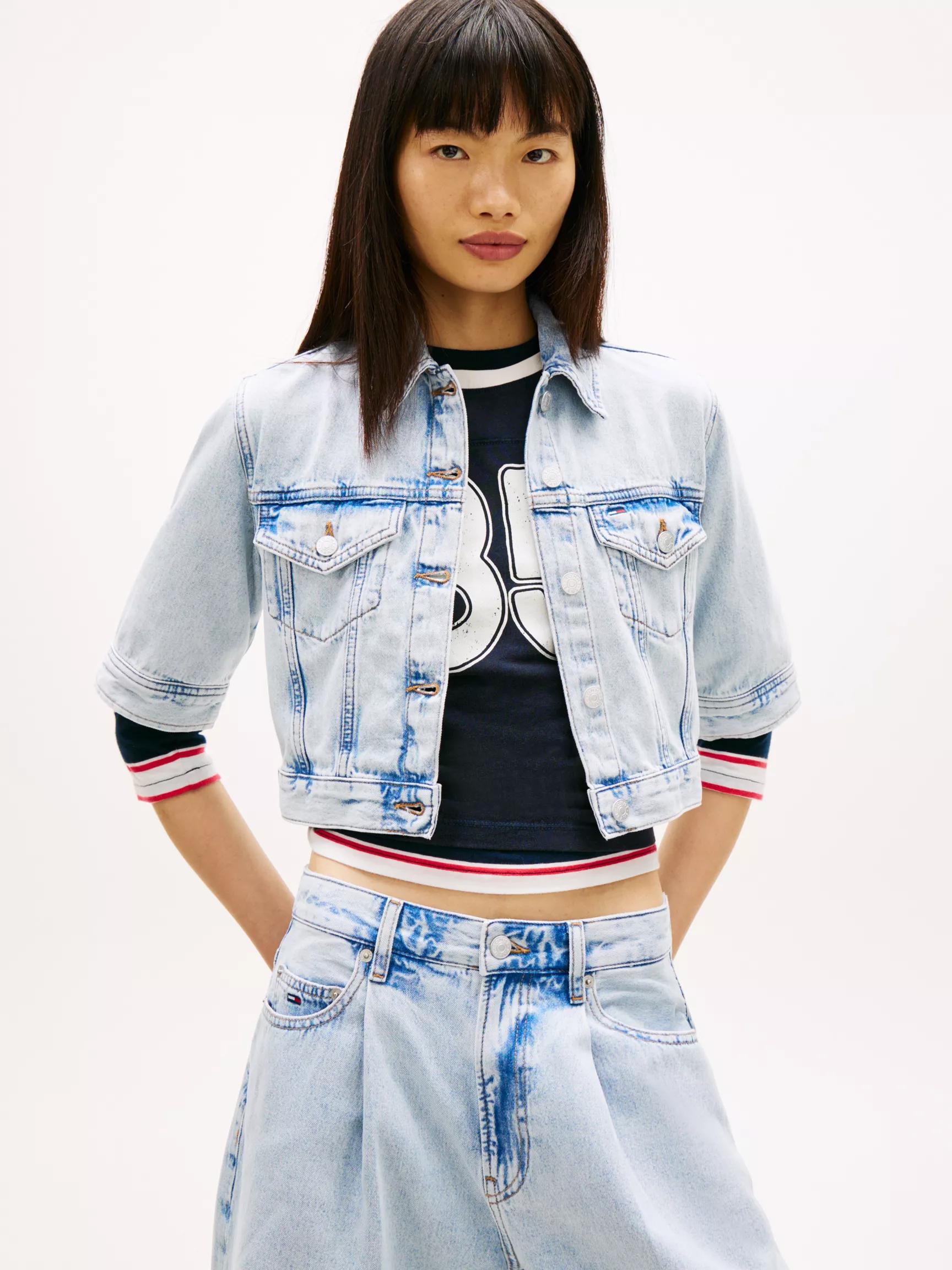 Tommy Jeans Short-Sleeve Denim Jacket by TOMMY HILFIGER