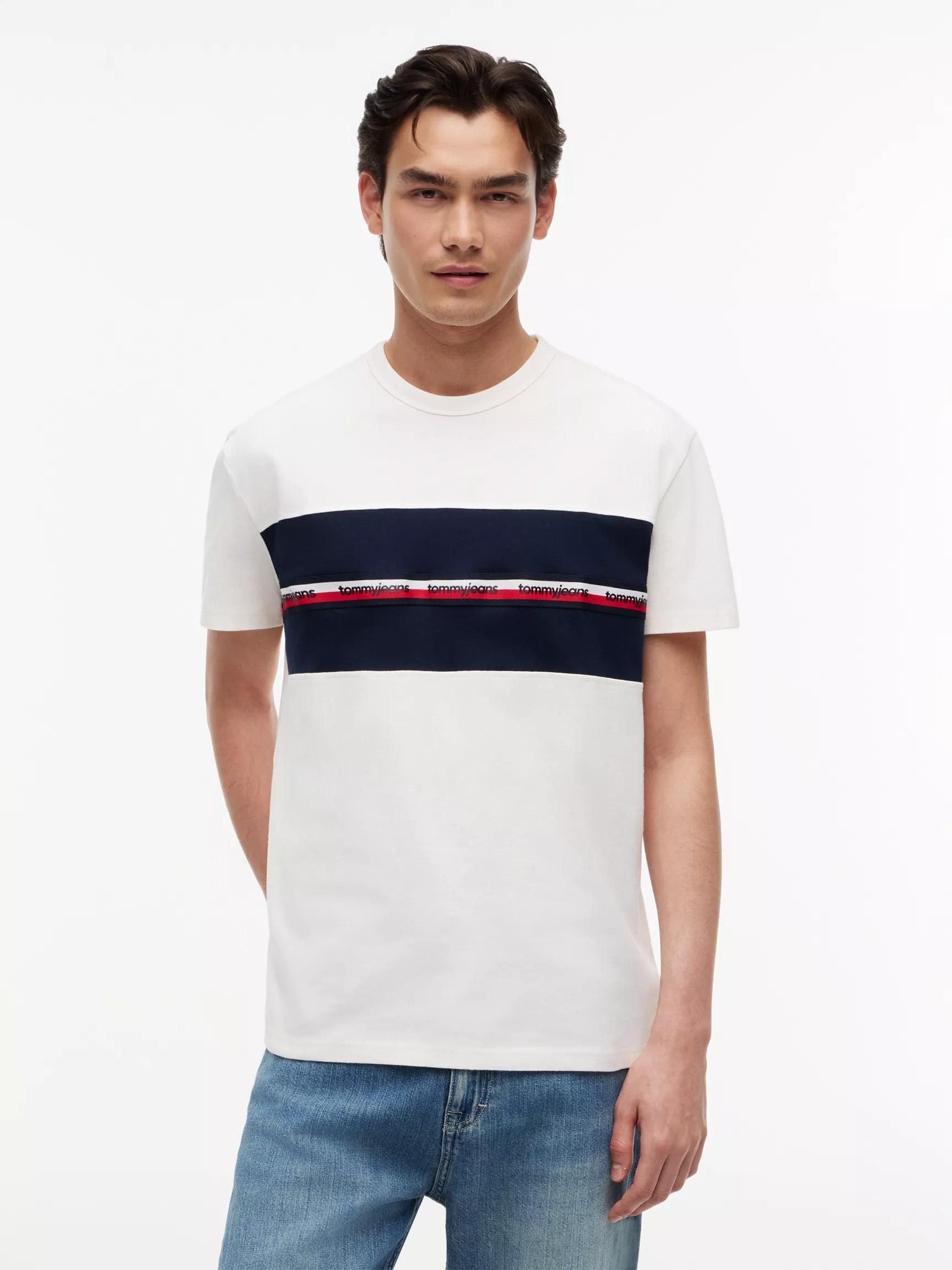 Tommy Jeans Signature Logo Tape T-Shirt by TOMMY HILFIGER
