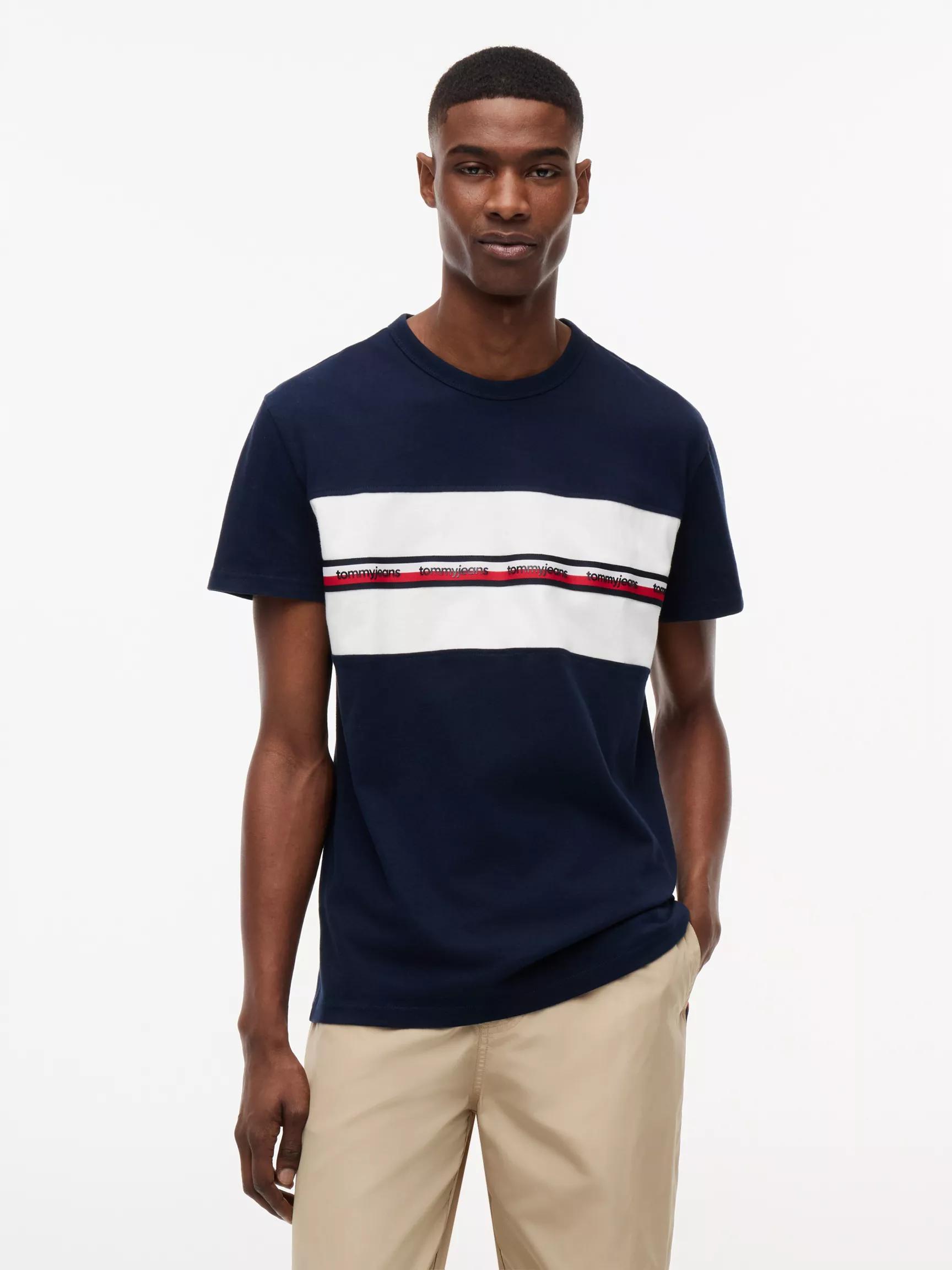 Tommy Jeans Signature Logo Tape T-Shirt by TOMMY HILFIGER