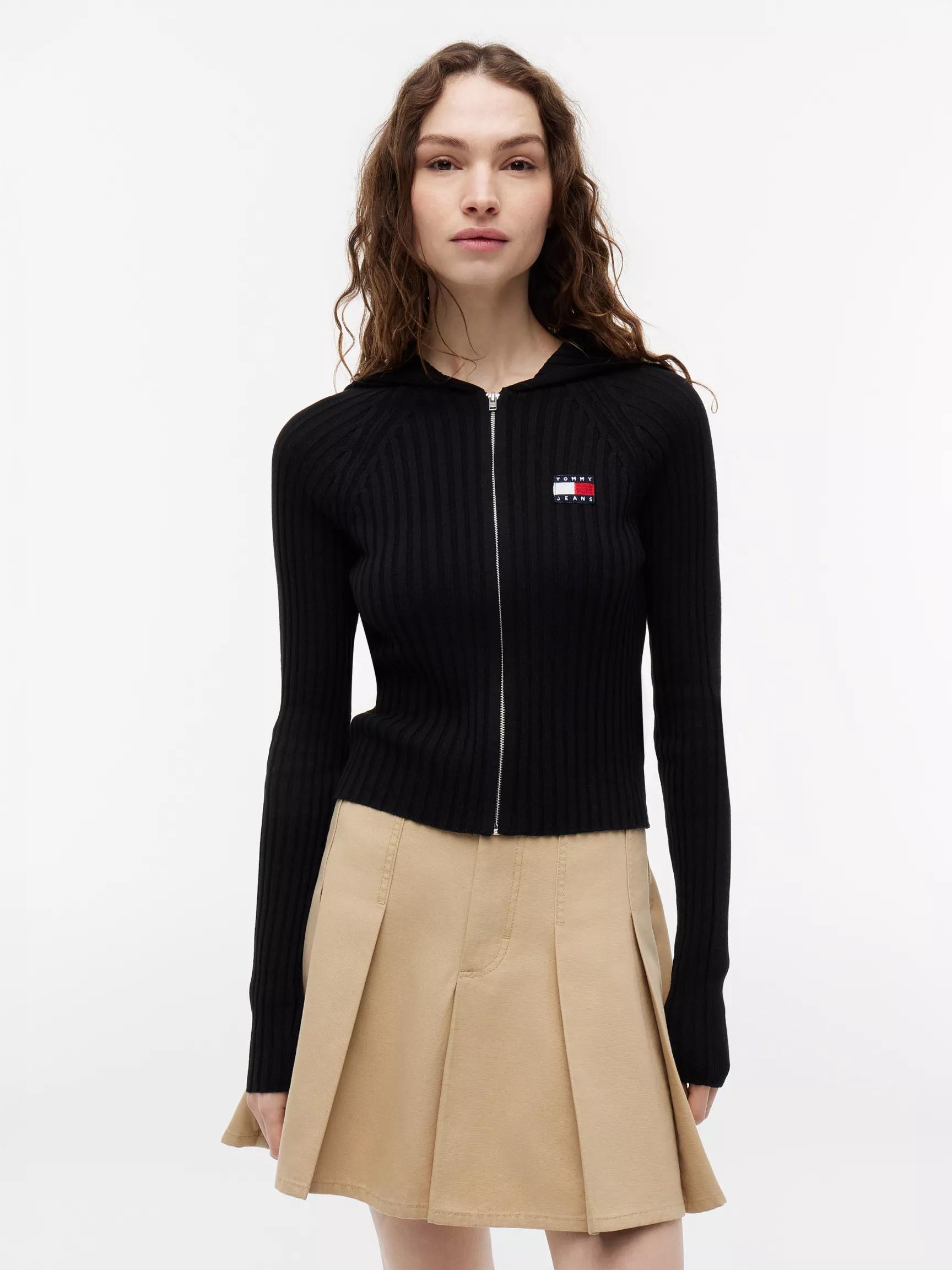 Tommy Jeans Slim Fit Hooded Zip Cardigan by TOMMY HILFIGER