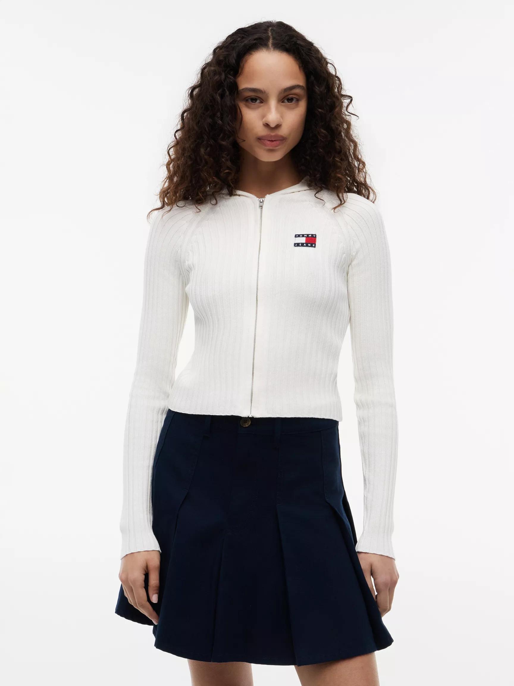 Tommy Jeans Slim Fit Hooded Zip Cardigan by TOMMY HILFIGER
