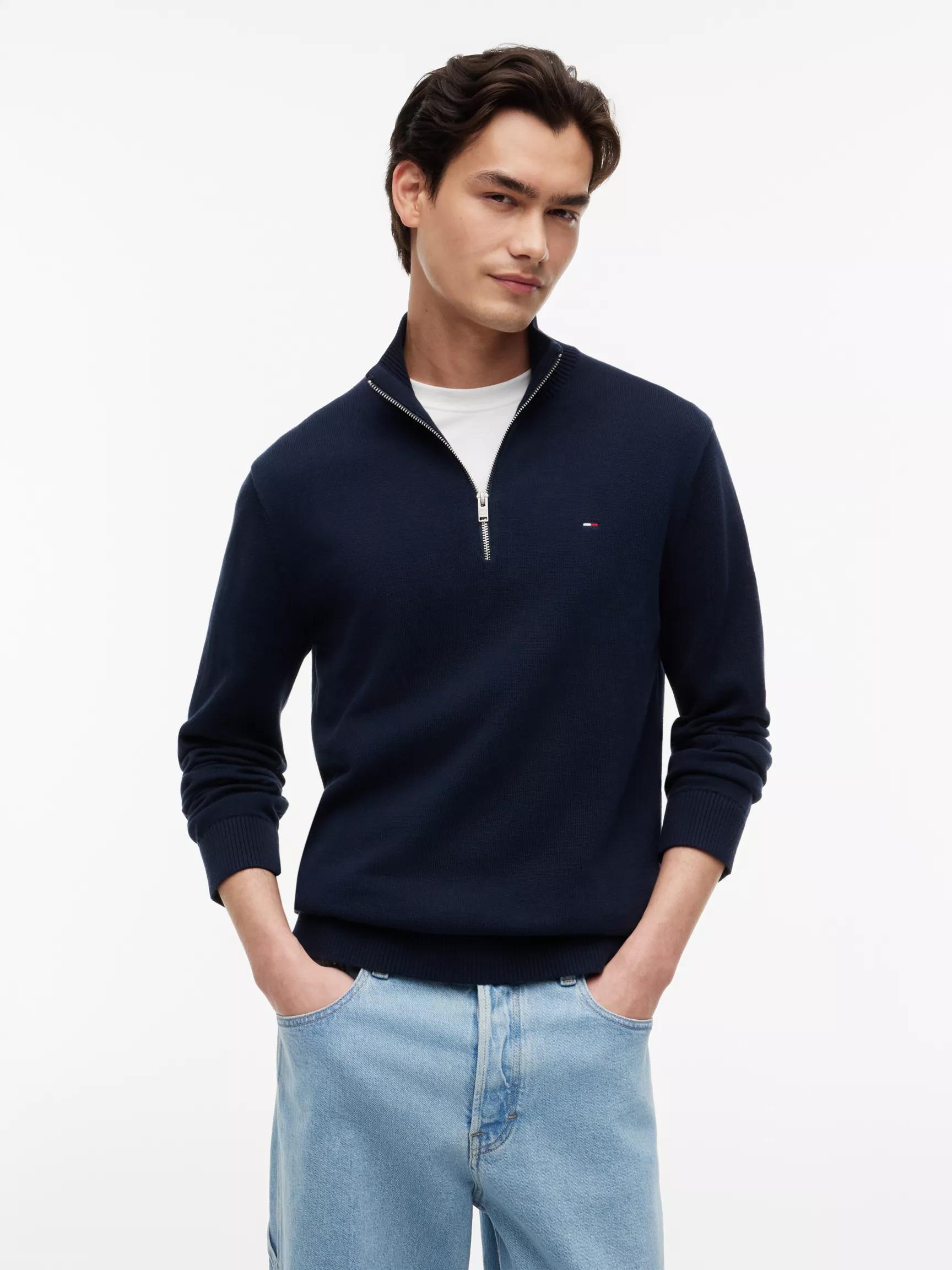 Tommy Jeans Slim Fit Quarter-Zip Sweater by TOMMY HILFIGER