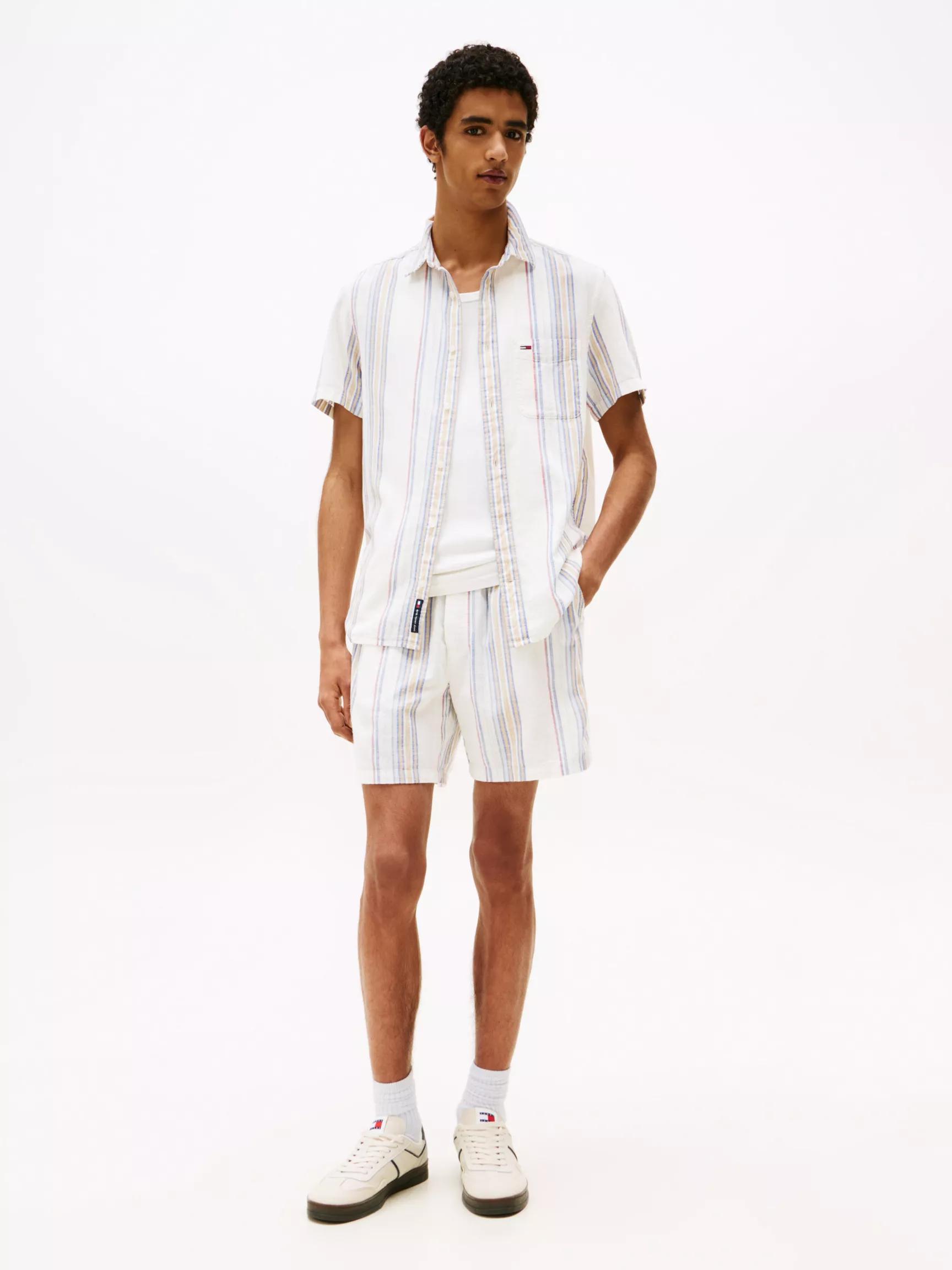 Tommy Jeans Slub Cotton Beach Short by TOMMY HILFIGER