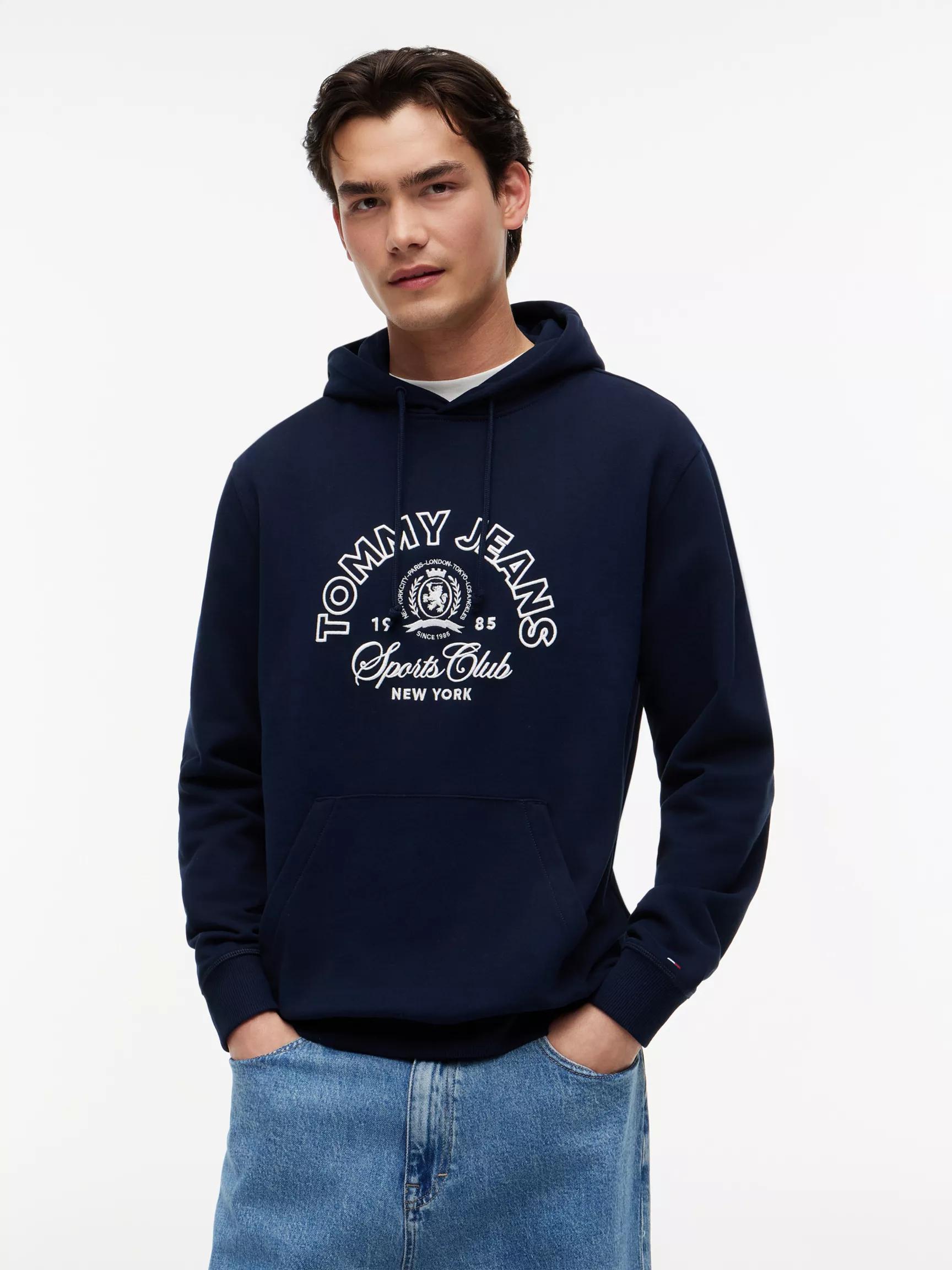 Tommy Jeans Sports Club Logo Hoodie by TOMMY HILFIGER
