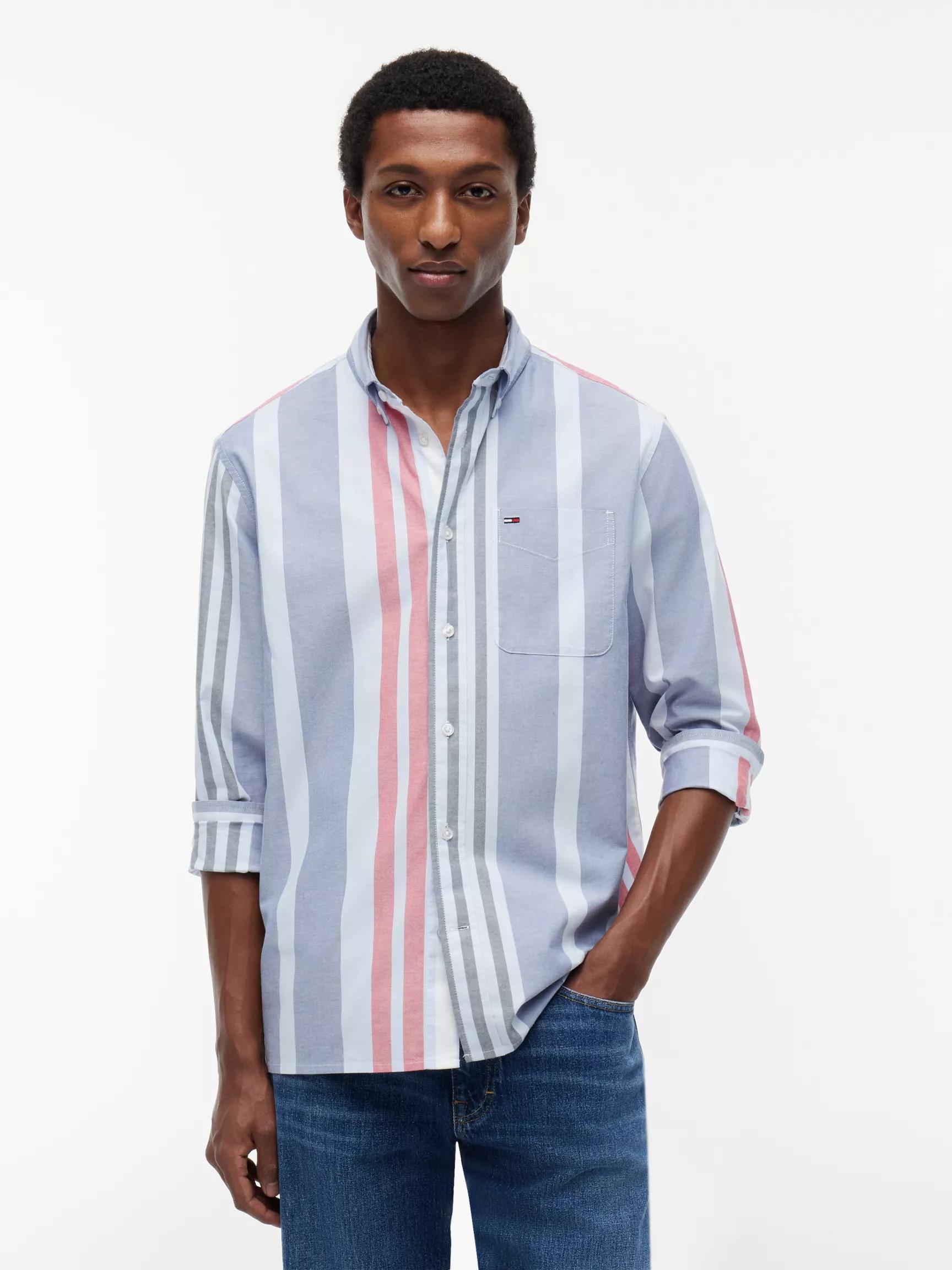 Tommy Jeans Striped Oxford Shirt by TOMMY HILFIGER