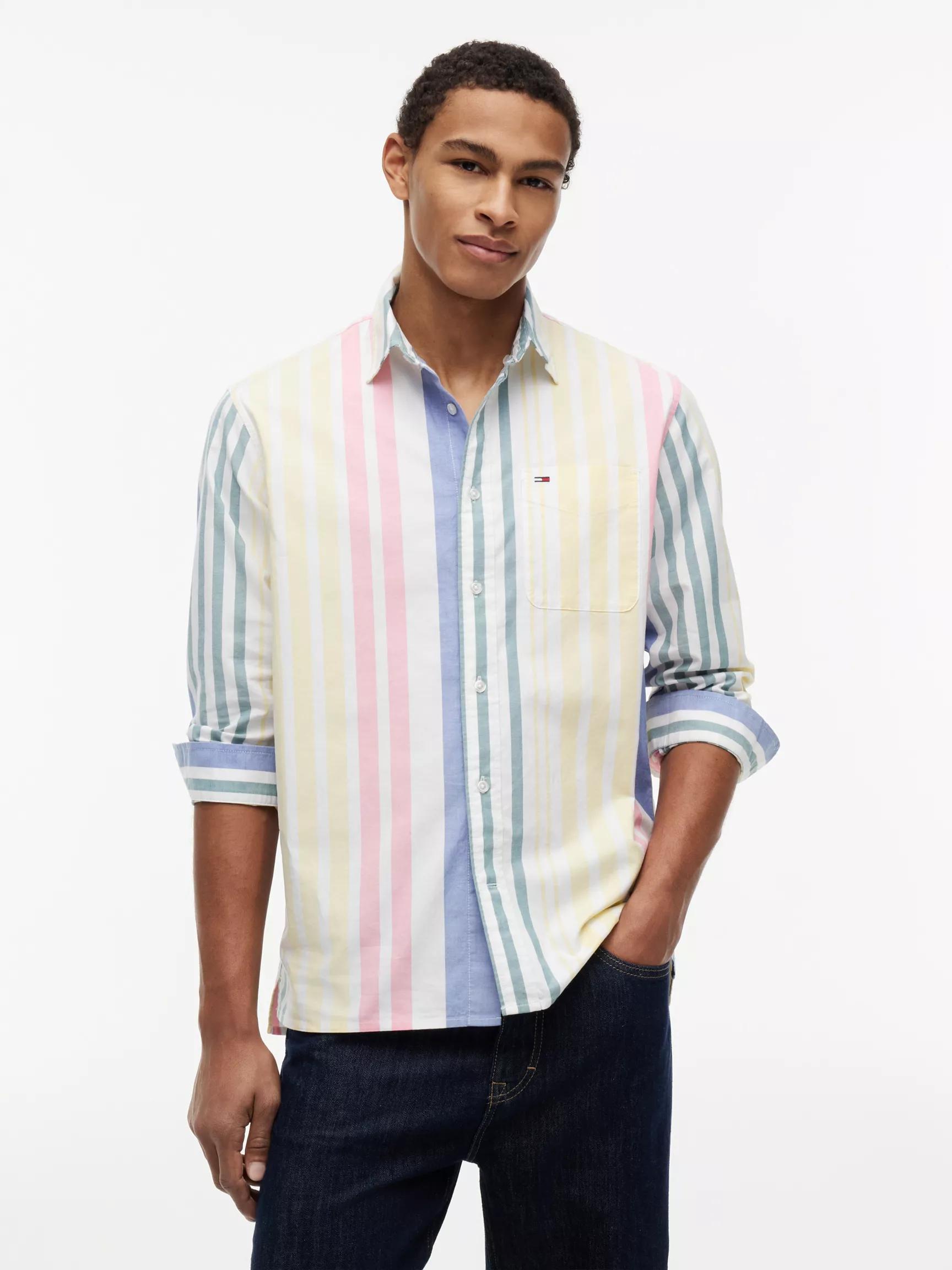 Tommy Jeans Striped Oxford Shirt by TOMMY HILFIGER