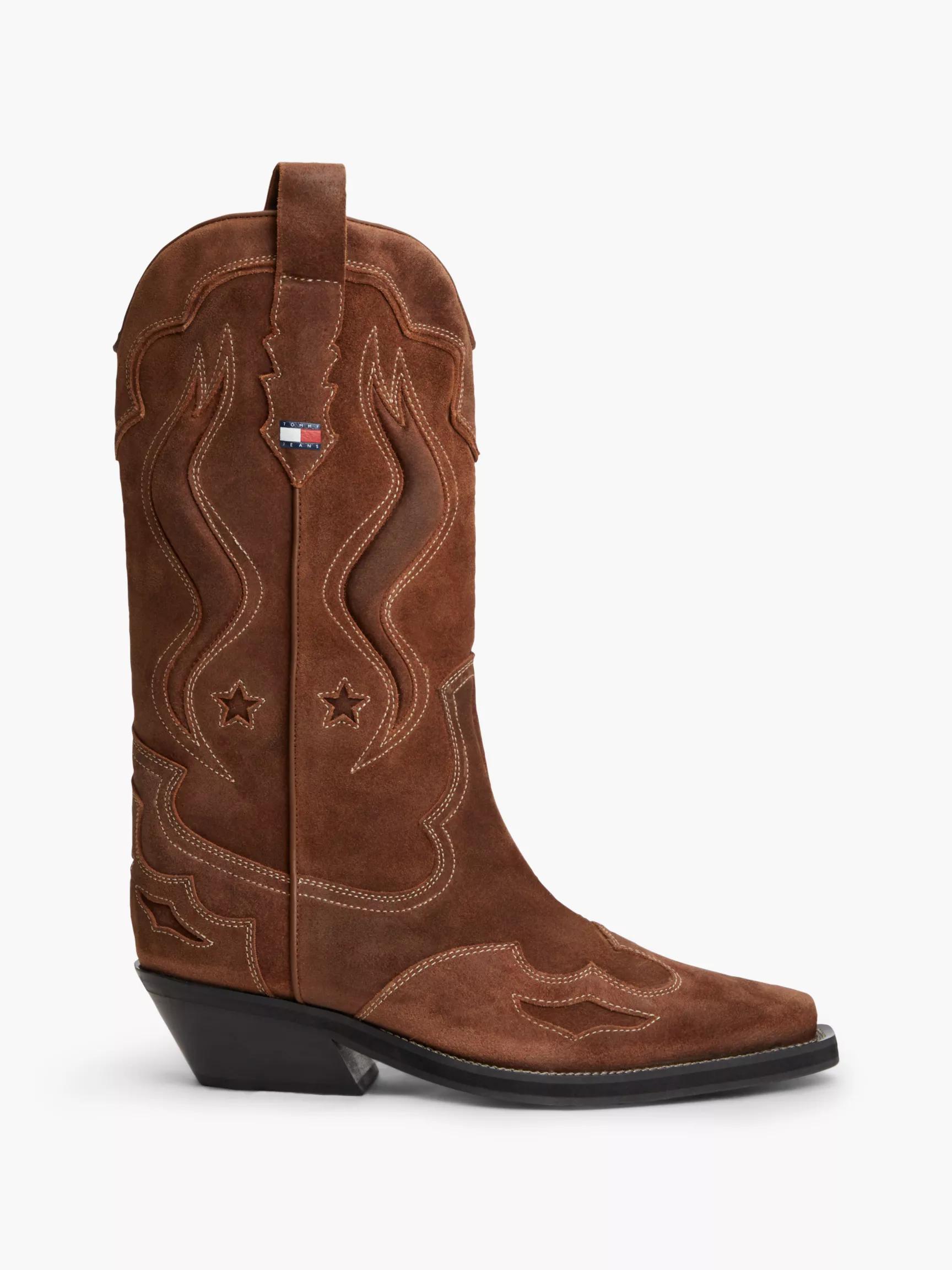 Tommy Jeans Suede Cowboy Boot by TOMMY HILFIGER