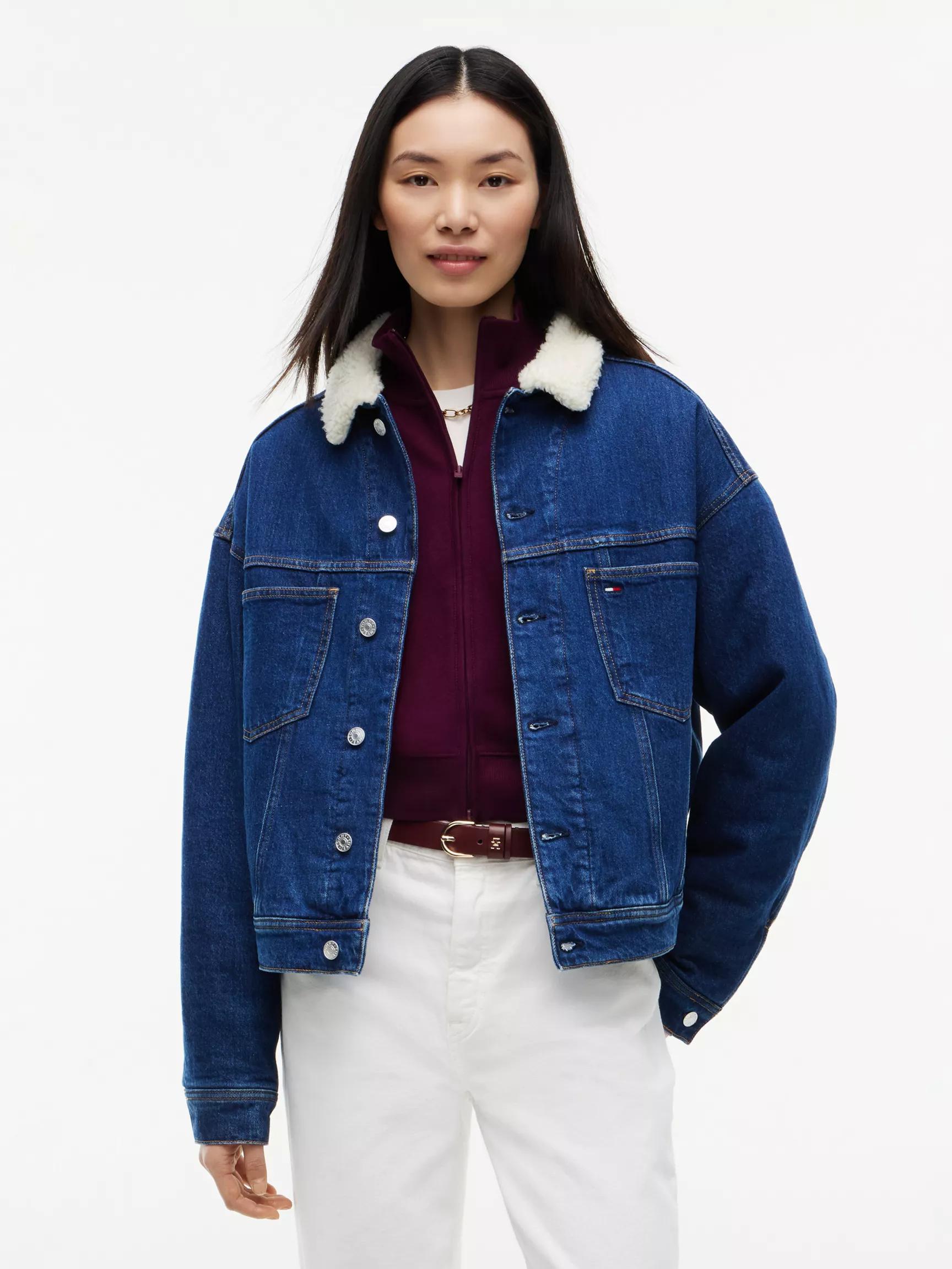 Tommy Jeans Teddy Denim Jacket by TOMMY HILFIGER
