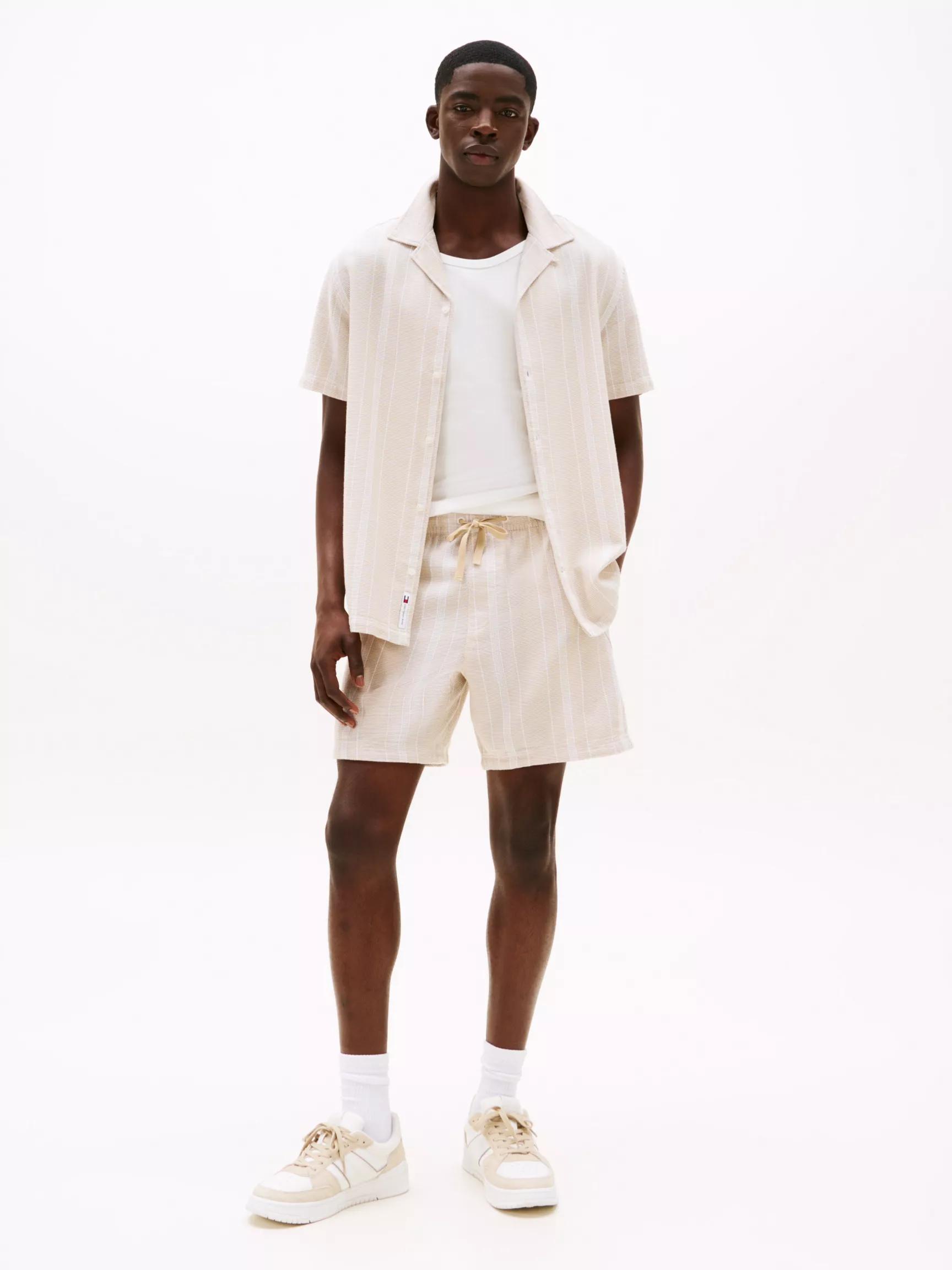Tommy Jeans Textured Stripe Beach Short by TOMMY HILFIGER