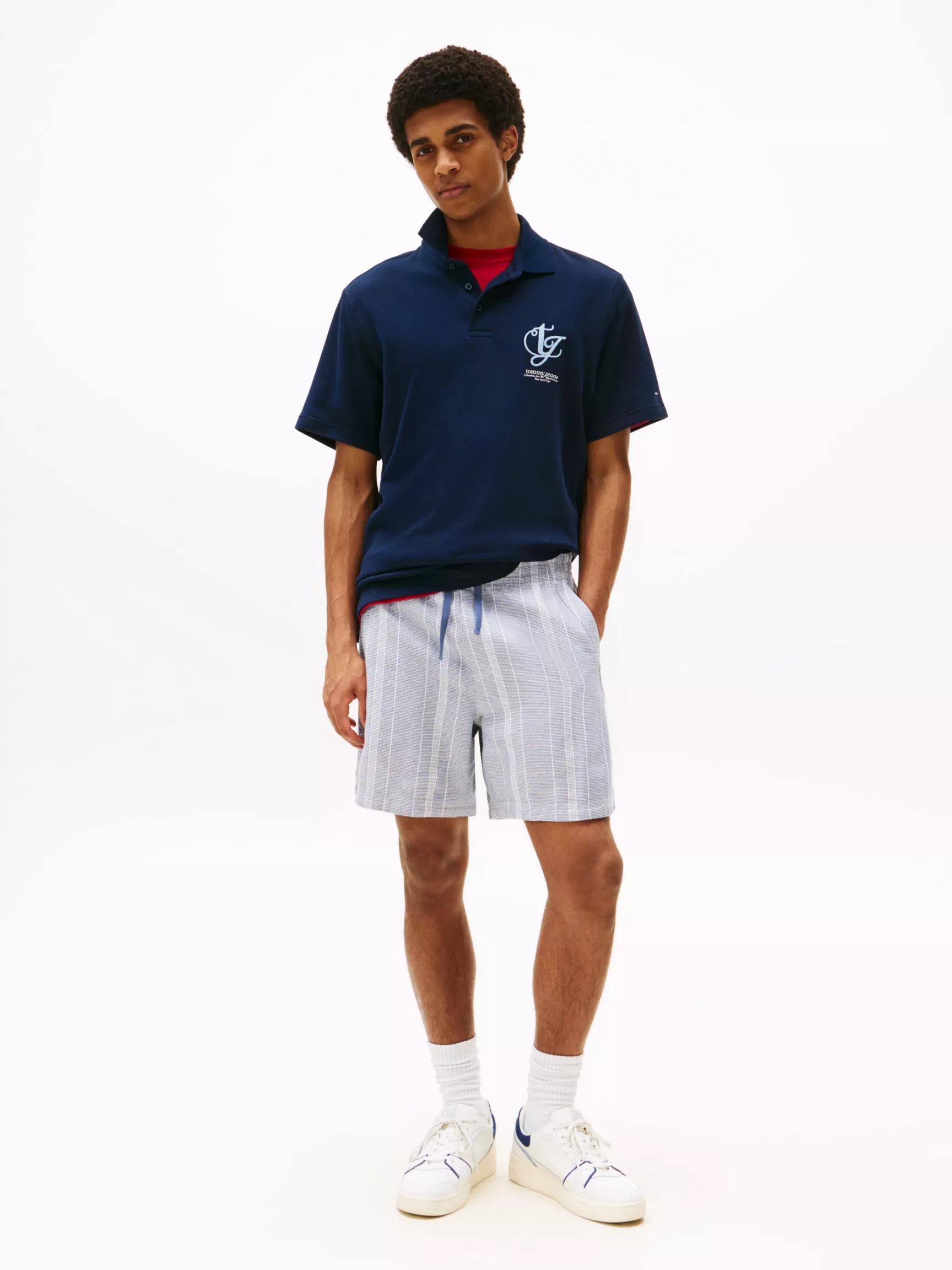 Tommy Jeans Textured Stripe Beach Short by TOMMY HILFIGER