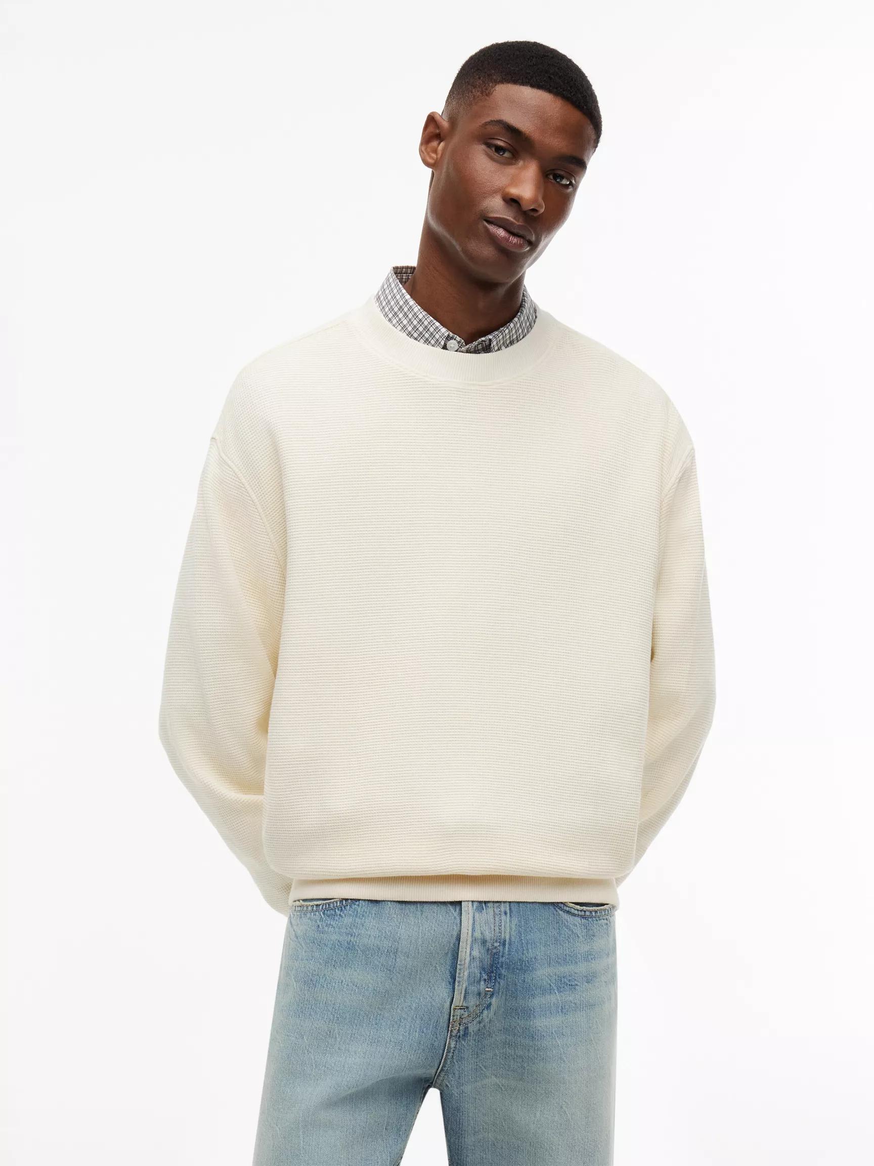 Tommy Jeans Waffled Sweatshirt by TOMMY HILFIGER