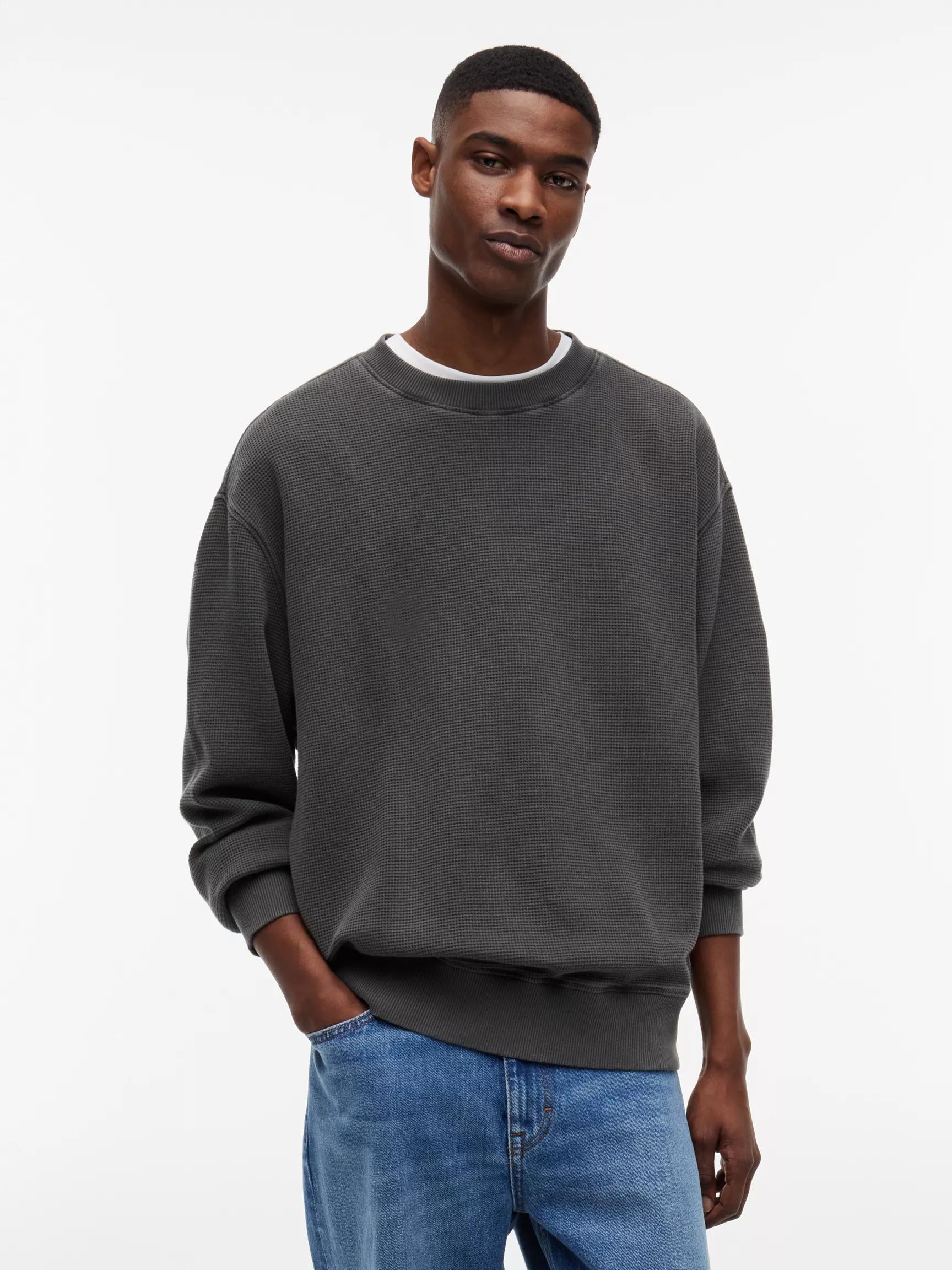 Tommy Jeans Waffled Sweatshirt by TOMMY HILFIGER