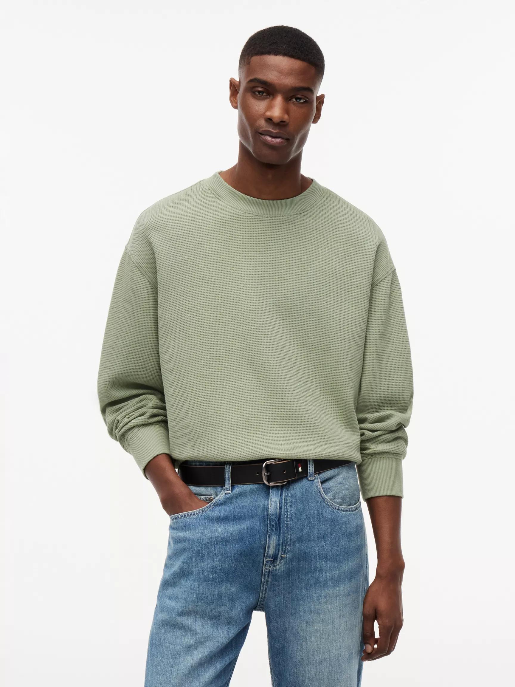 Tommy Jeans Waffled Sweatshirt by TOMMY HILFIGER