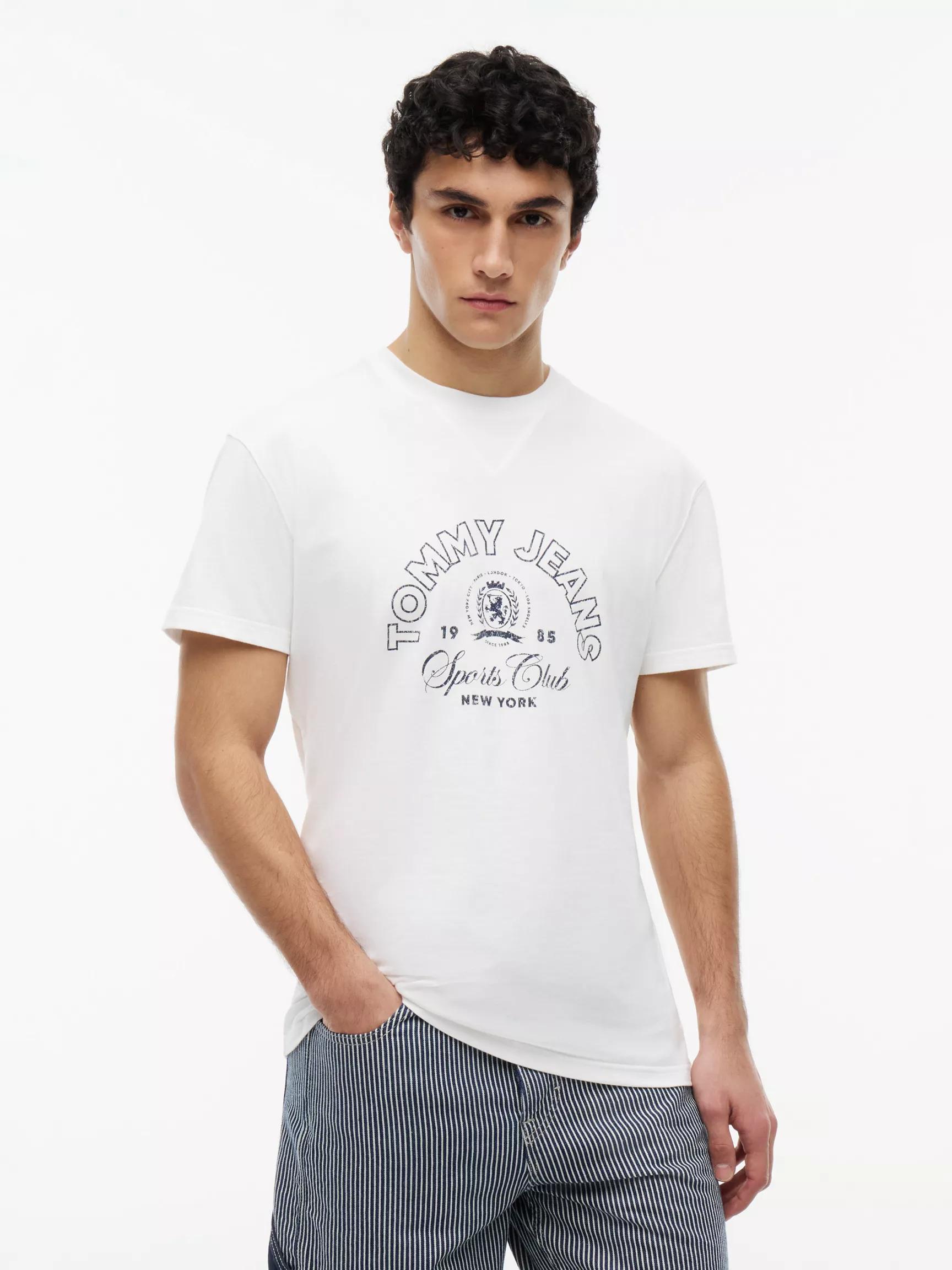Tommy Jeans Weathered Sport Logo T-Shirt by TOMMY HILFIGER