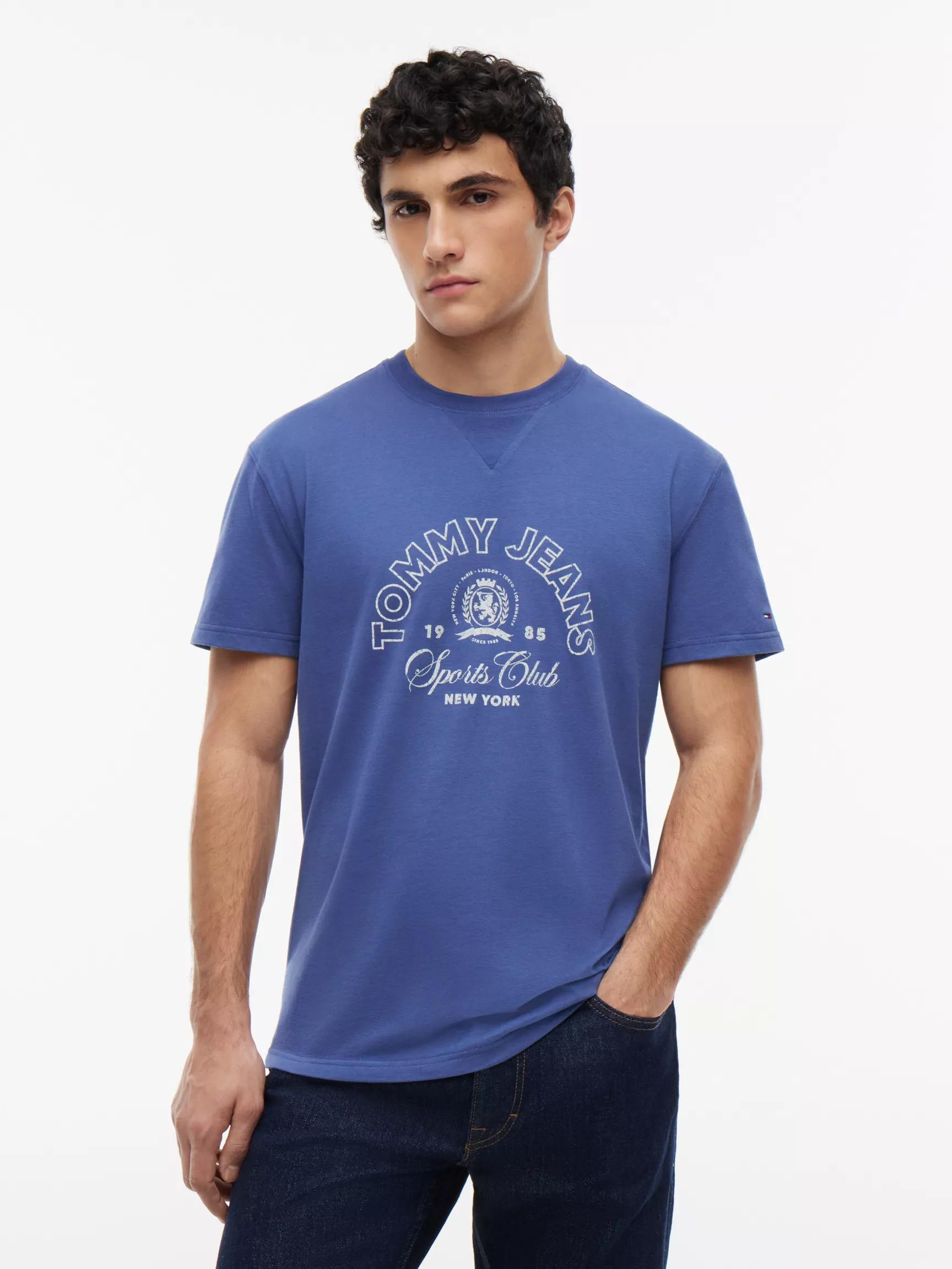 Tommy Jeans Weathered Sport Logo T-Shirt by TOMMY HILFIGER