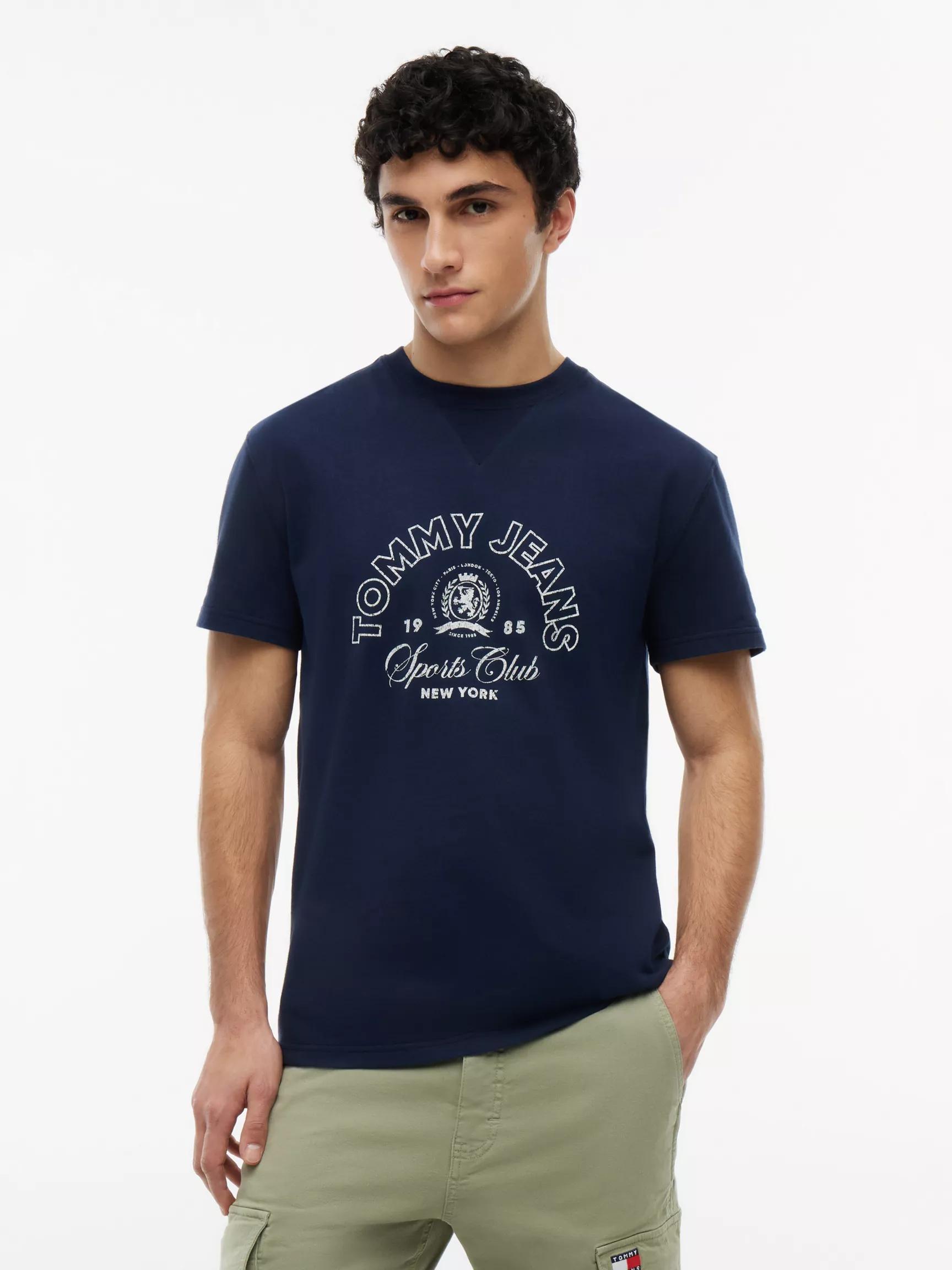 Tommy Jeans Weathered Sport Logo T-Shirt by TOMMY HILFIGER