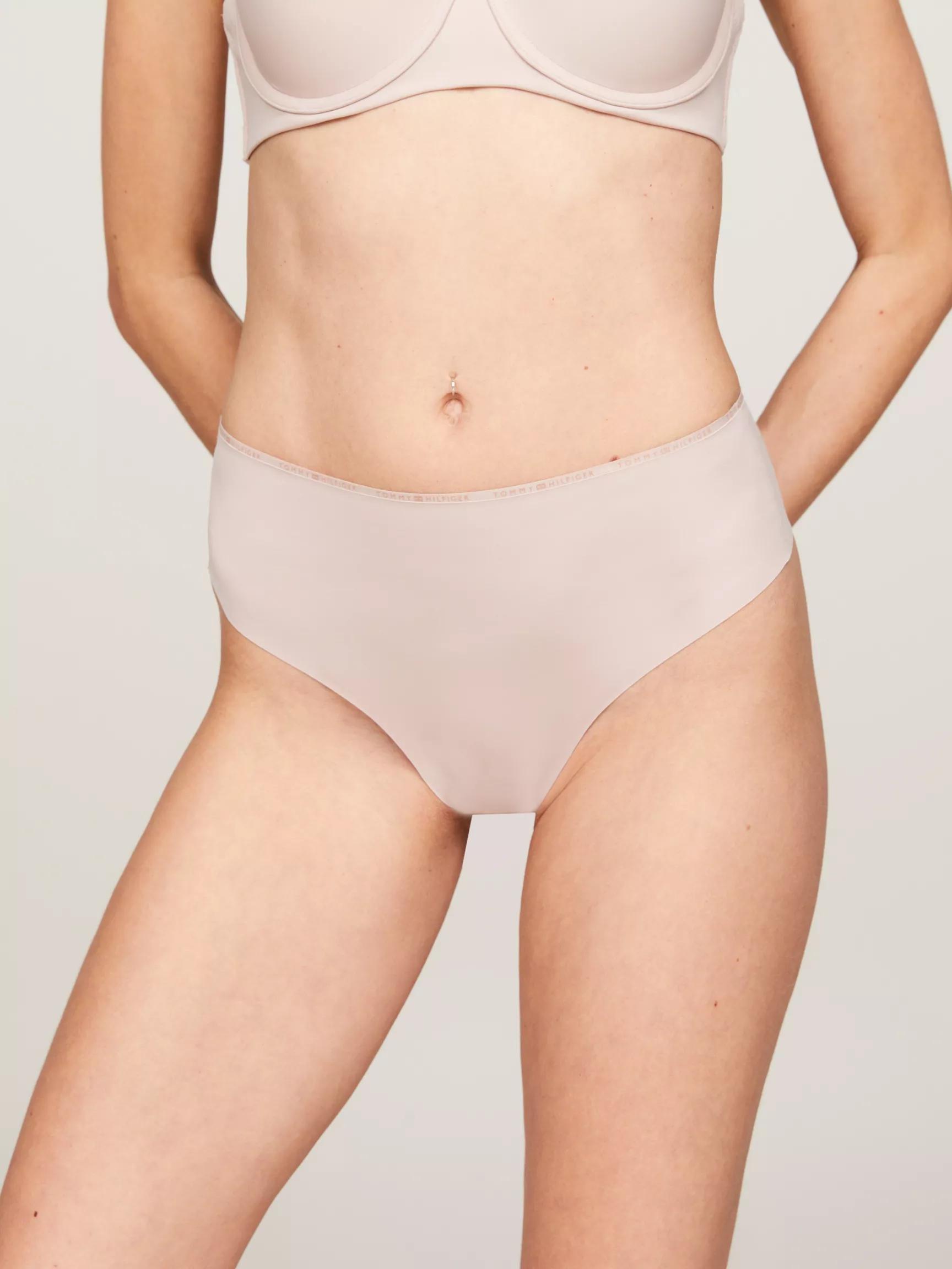 Tommy Logo High Waist Thong by TOMMY HILFIGER