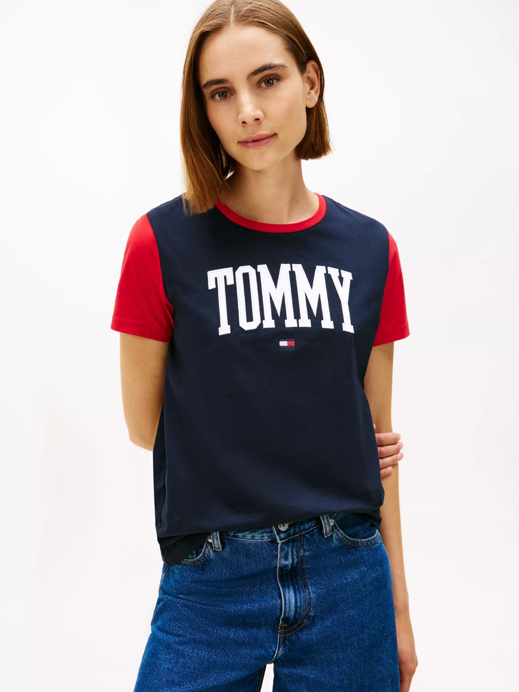 Tommy Logo Ringer T-Shirt by TOMMY HILFIGER