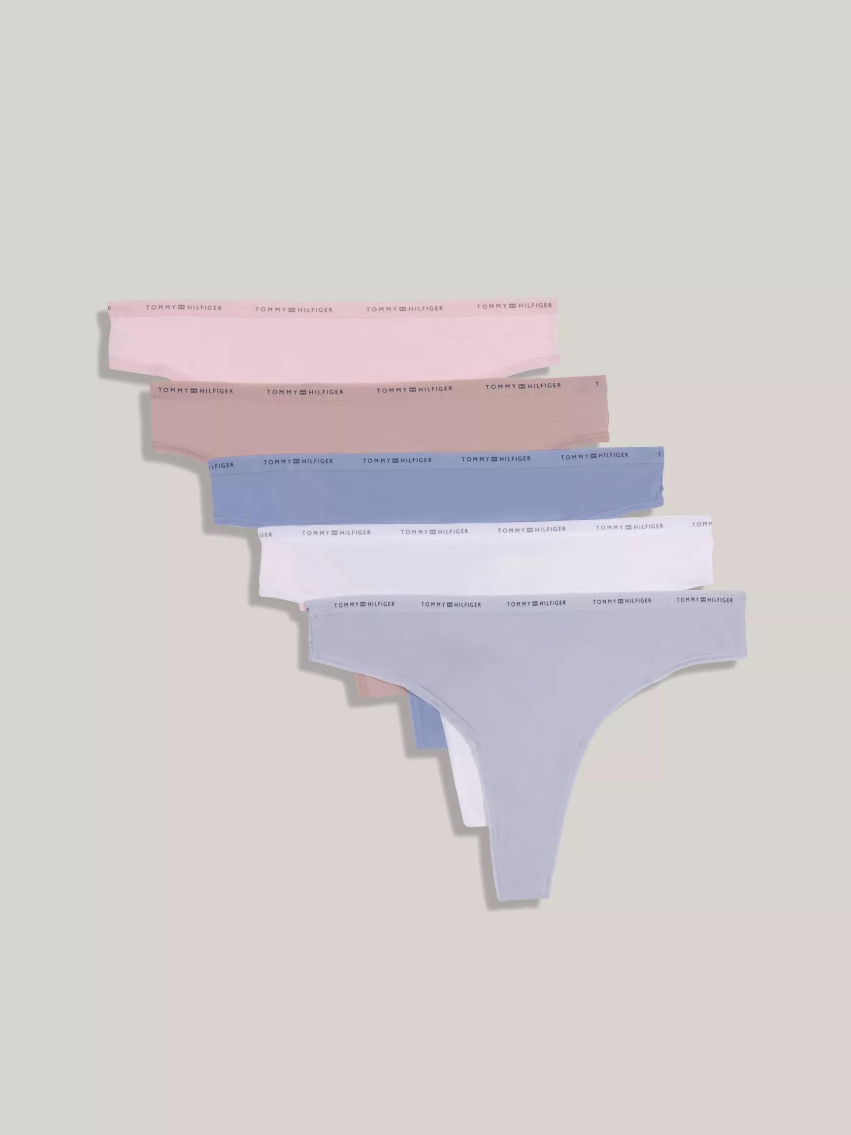 Tommy Logo Thong 5-Pack by TOMMY HILFIGER